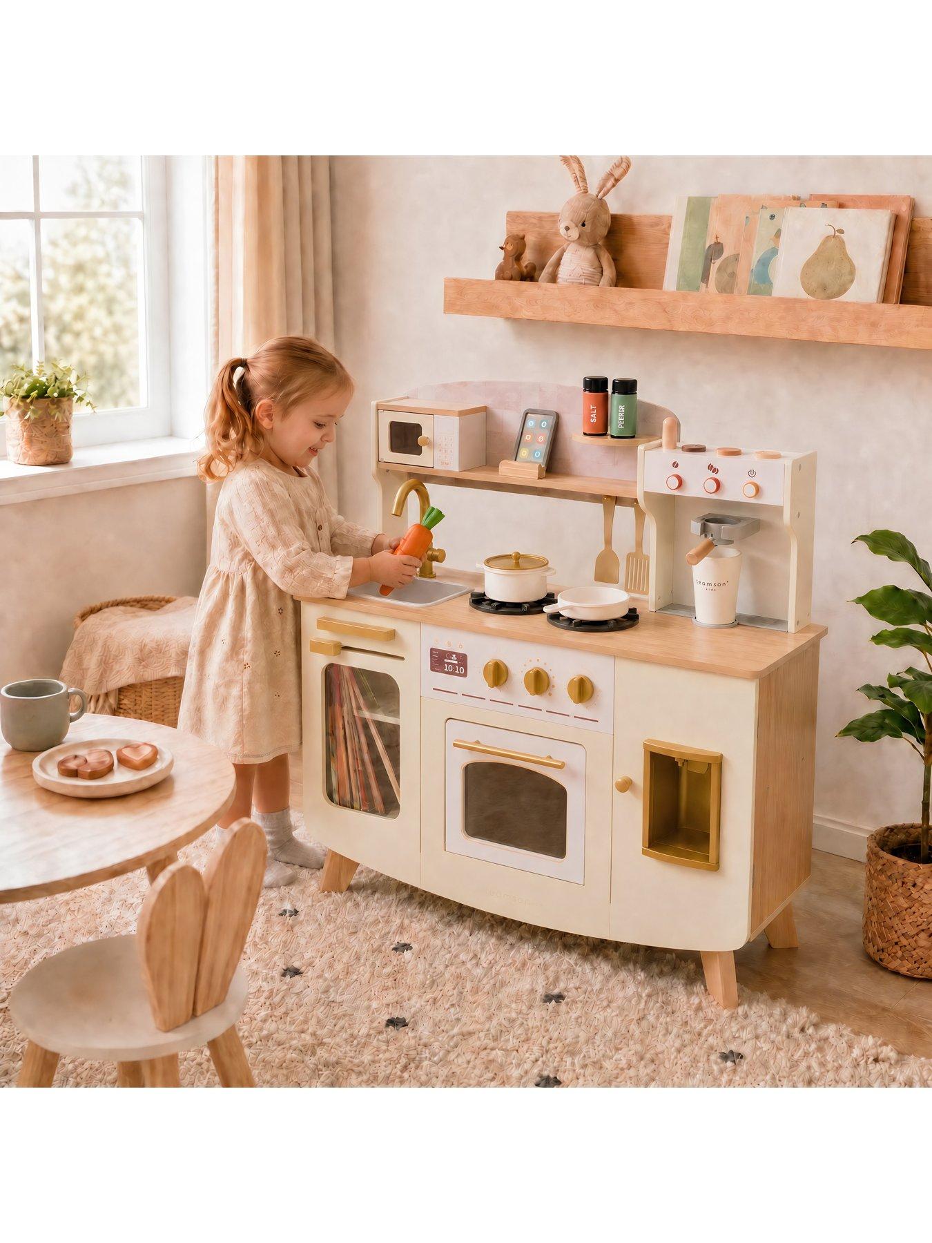 Image 2 of 7 of Teamson Kids Teamson Kids 3-in-1 Deluxe Play Kitchen Set