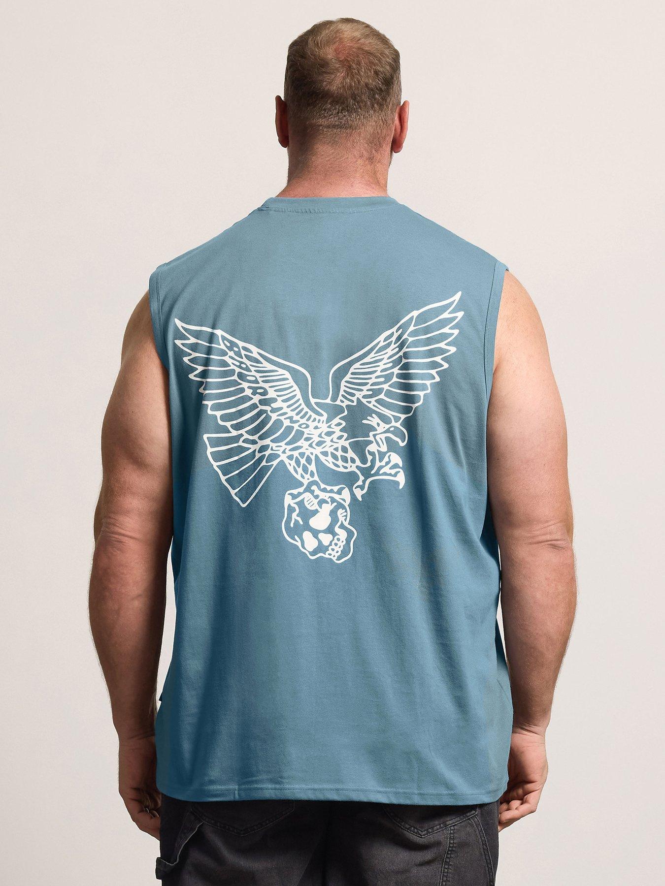 Image 2 of 4 of BadRhino Eagle Muscle Vest - Blue