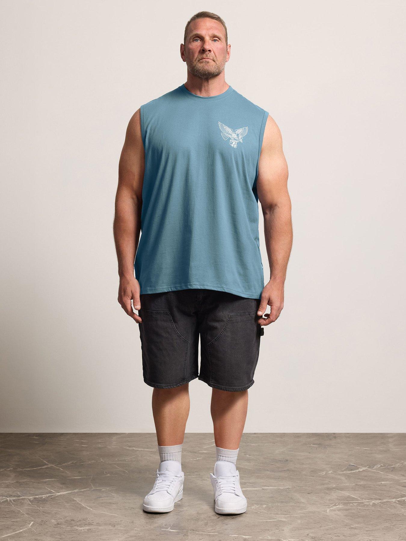 Image 3 of 4 of BadRhino Eagle Muscle Vest - Blue