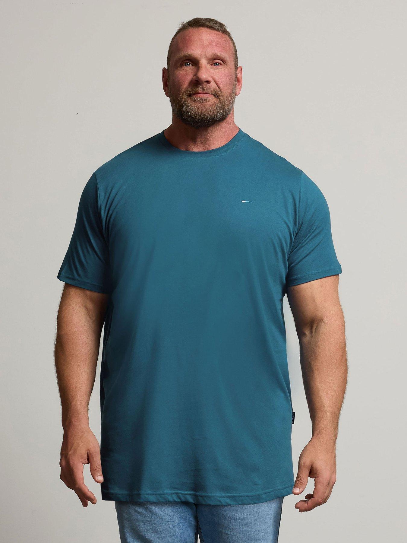 BadRhino Logo Longline T-Shirt - Blue