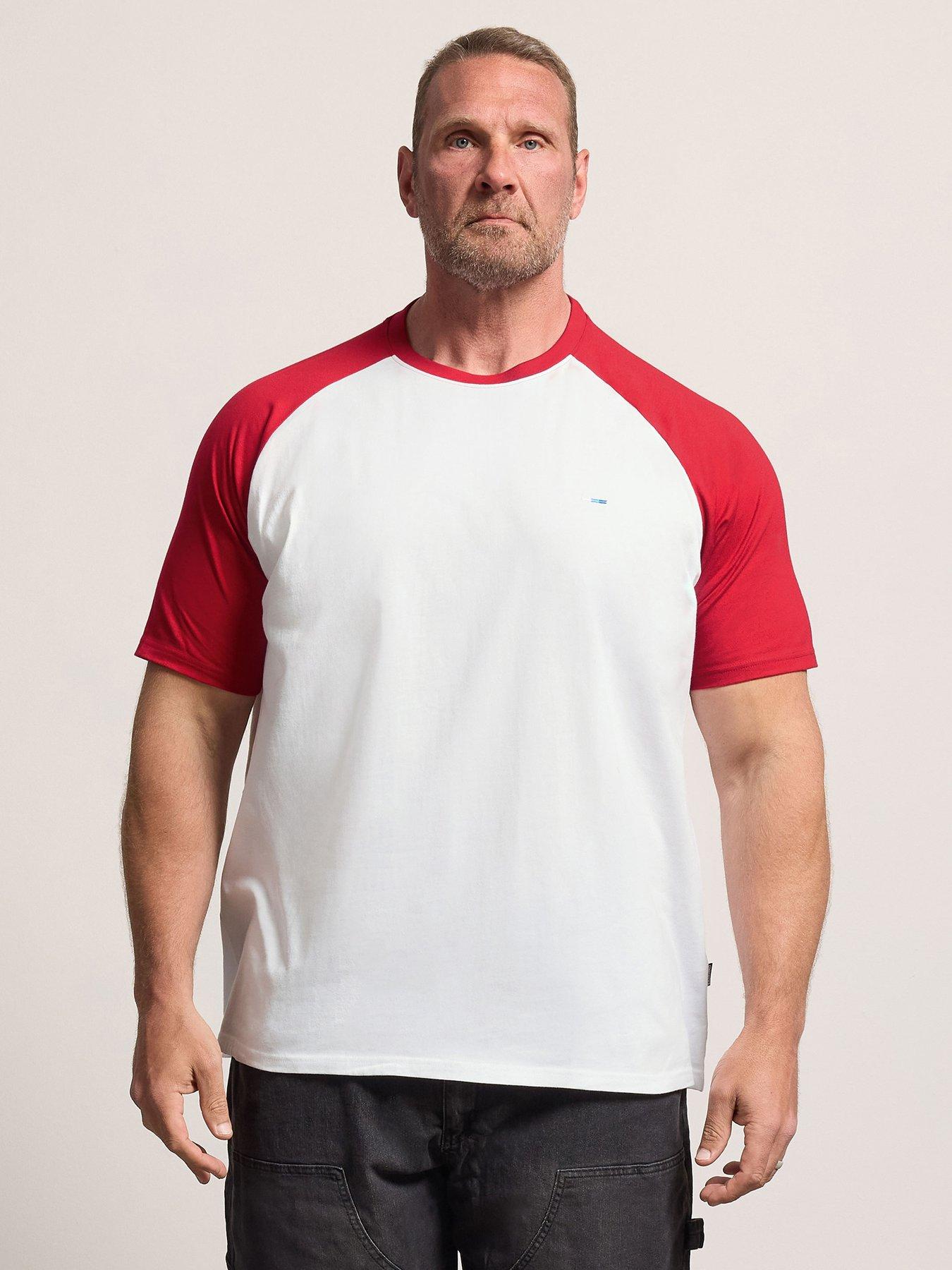 BadRhino Raglan T-Shirt - Red/White