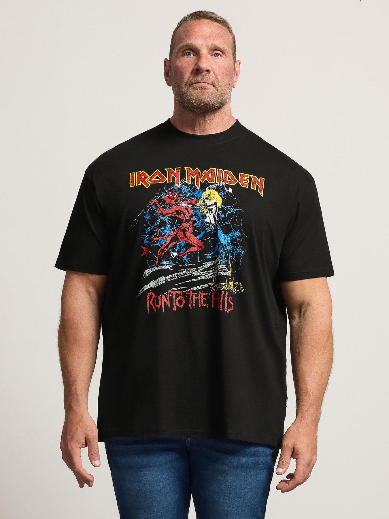 BadRhino Iron Maiden Run To Hills T-Shirt - Black