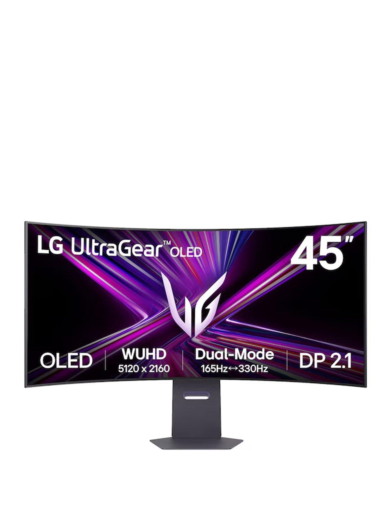 LG 45GX950A-B 44.5in OLED Black Multimedia Curved Monitor