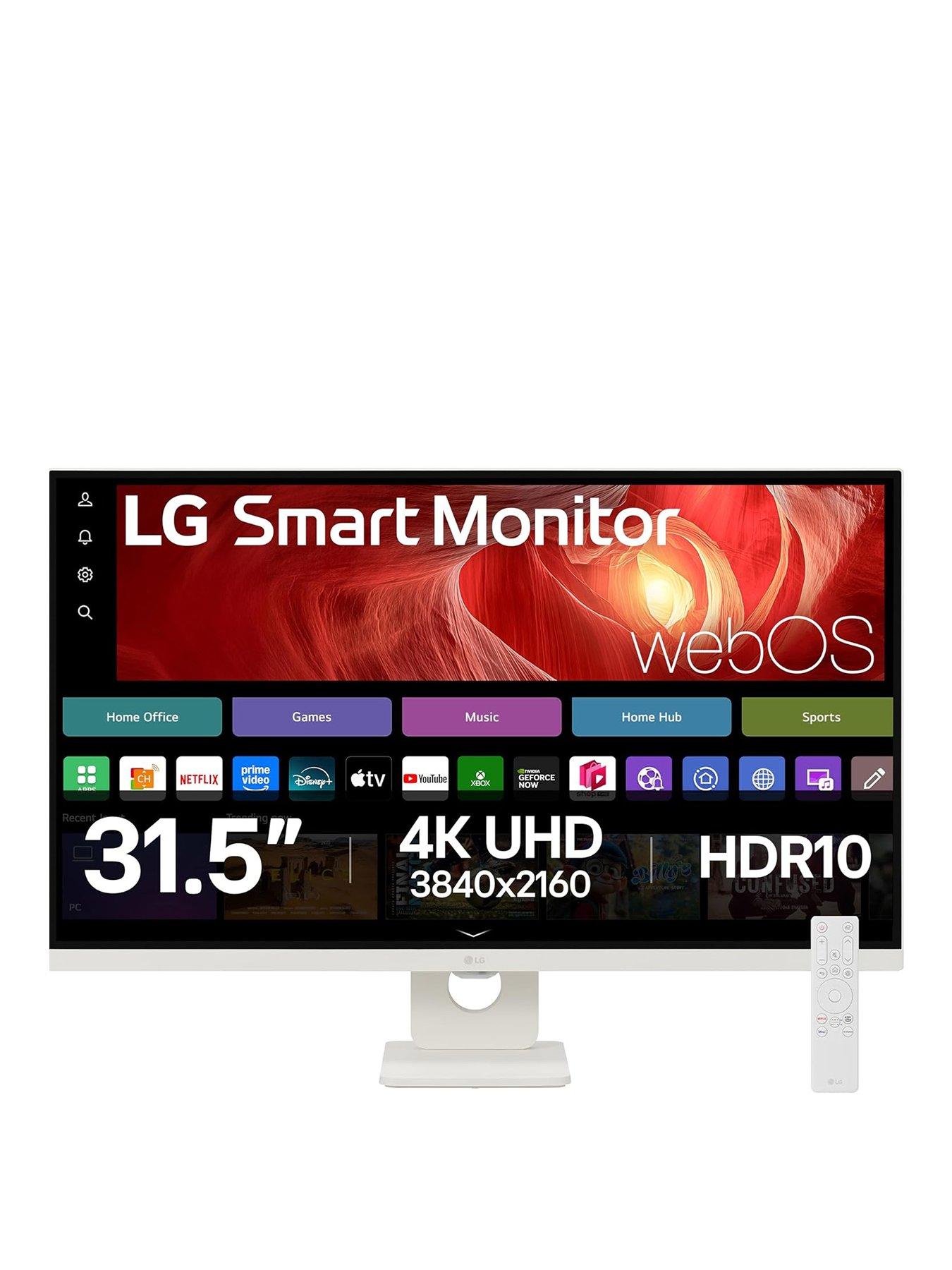 LG 32U721SA-W 31.5in VA White Multimedia Smart Monitor