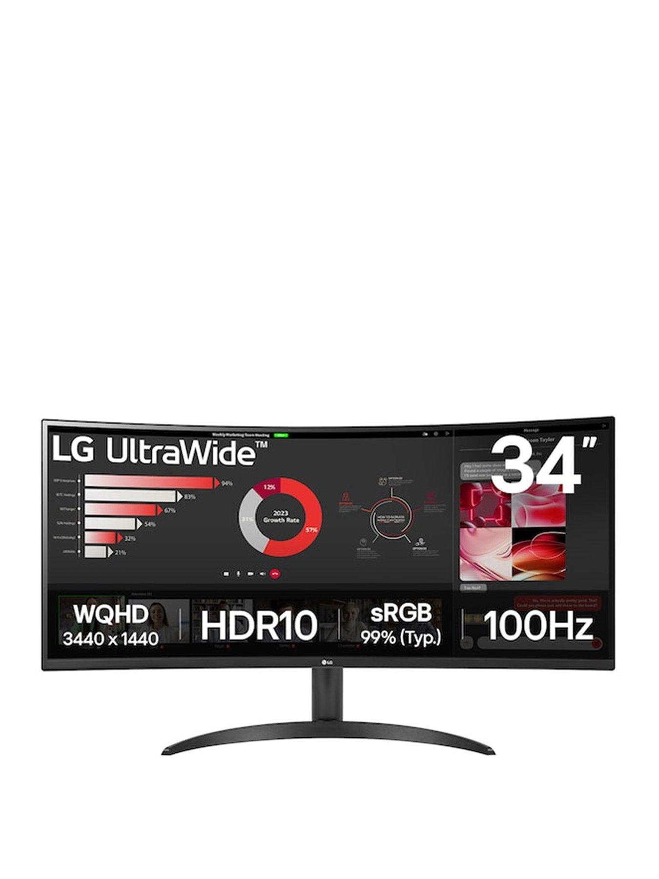 LG 32UR500K-B 31.5in VA LED Black Multimedia Monitor