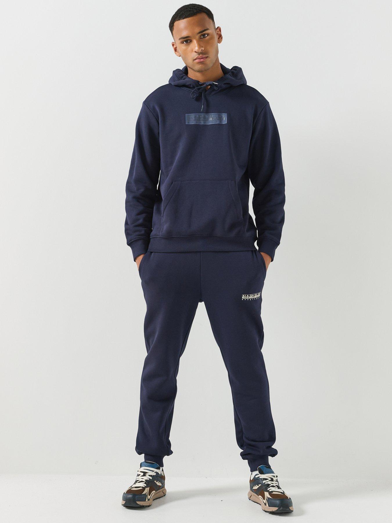 Image 3 of 6 of NAPAPIJRI Mens B-box Logo Hooide - Blue