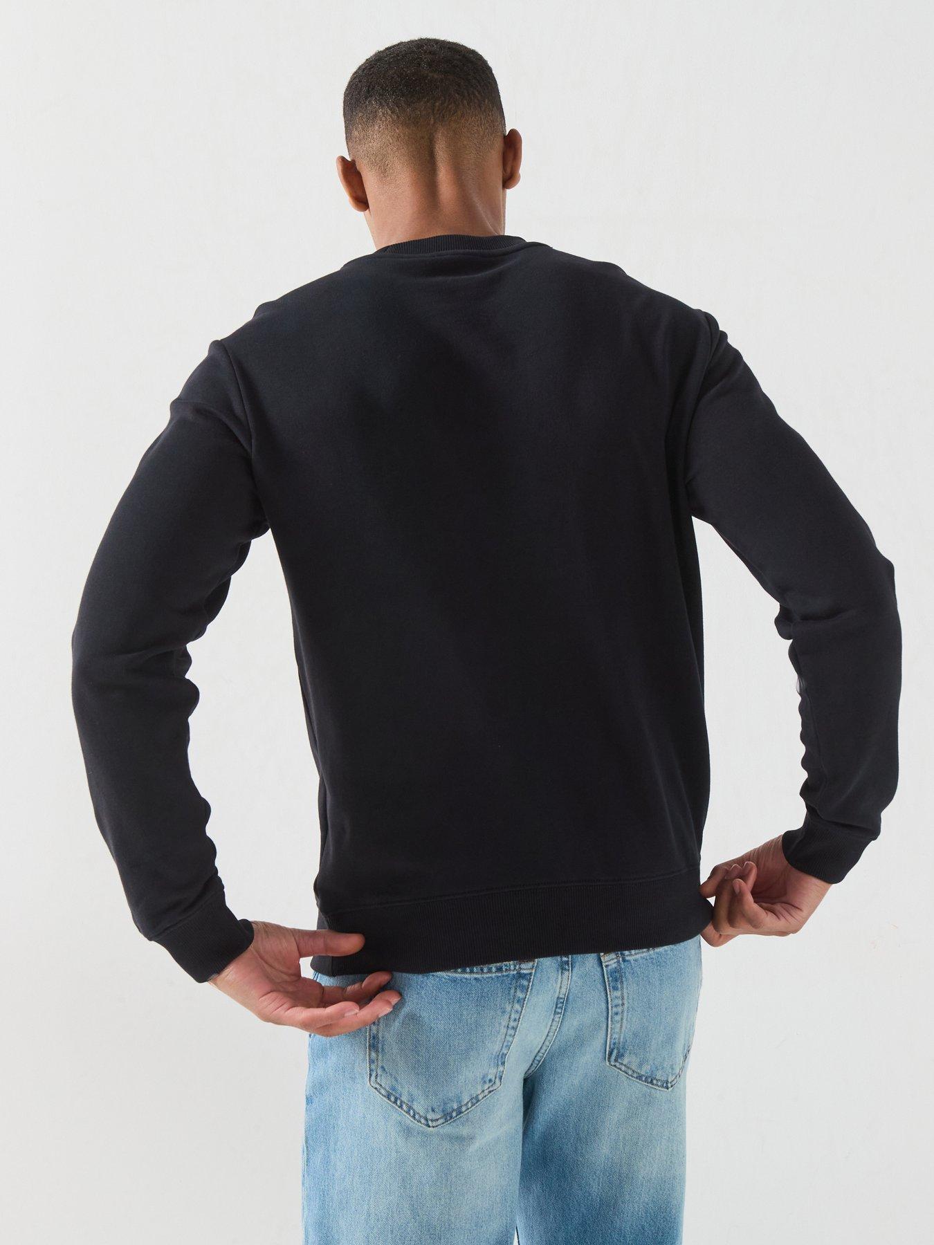 Image 2 of 4 of NAPAPIJRI Mens Small Box Sweatshirt - Black