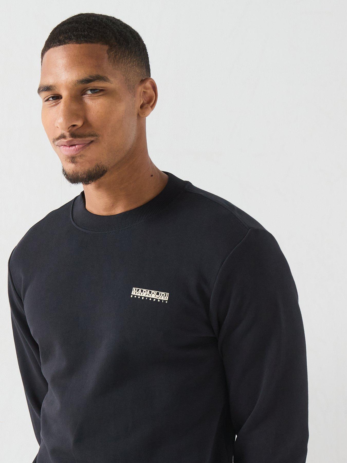 Image 4 of 4 of NAPAPIJRI Mens Small Box Sweatshirt - Black