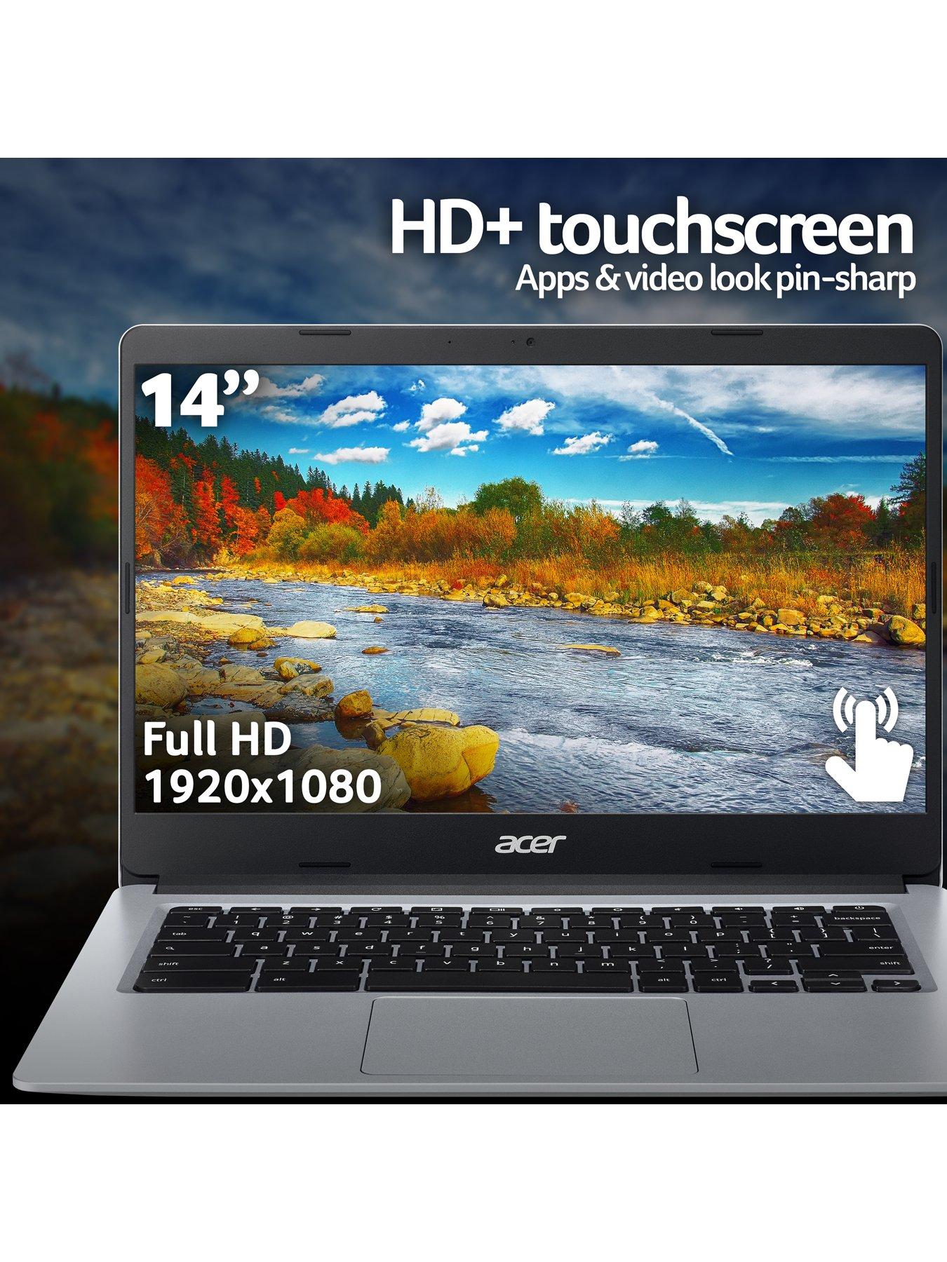 Image 4 of 7 of Acer Chromebook 314 Touchscreen - Intel Celeron - 4GB RAM - 128GB - 14in FHD - Silver