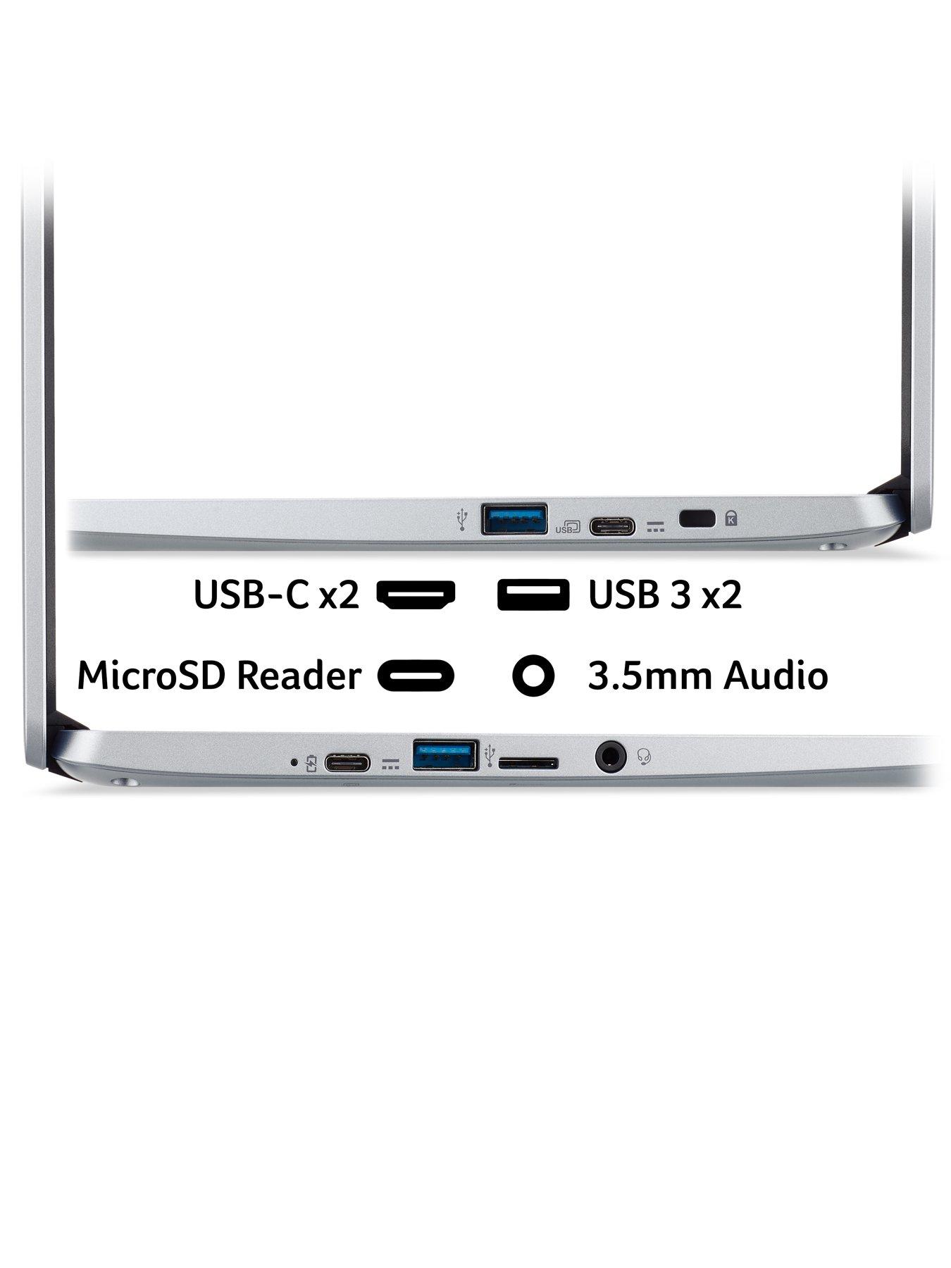 Image 7 of 7 of Acer Chromebook 314 Touchscreen - Intel Celeron - 4GB RAM - 128GB - 14in FHD - Silver