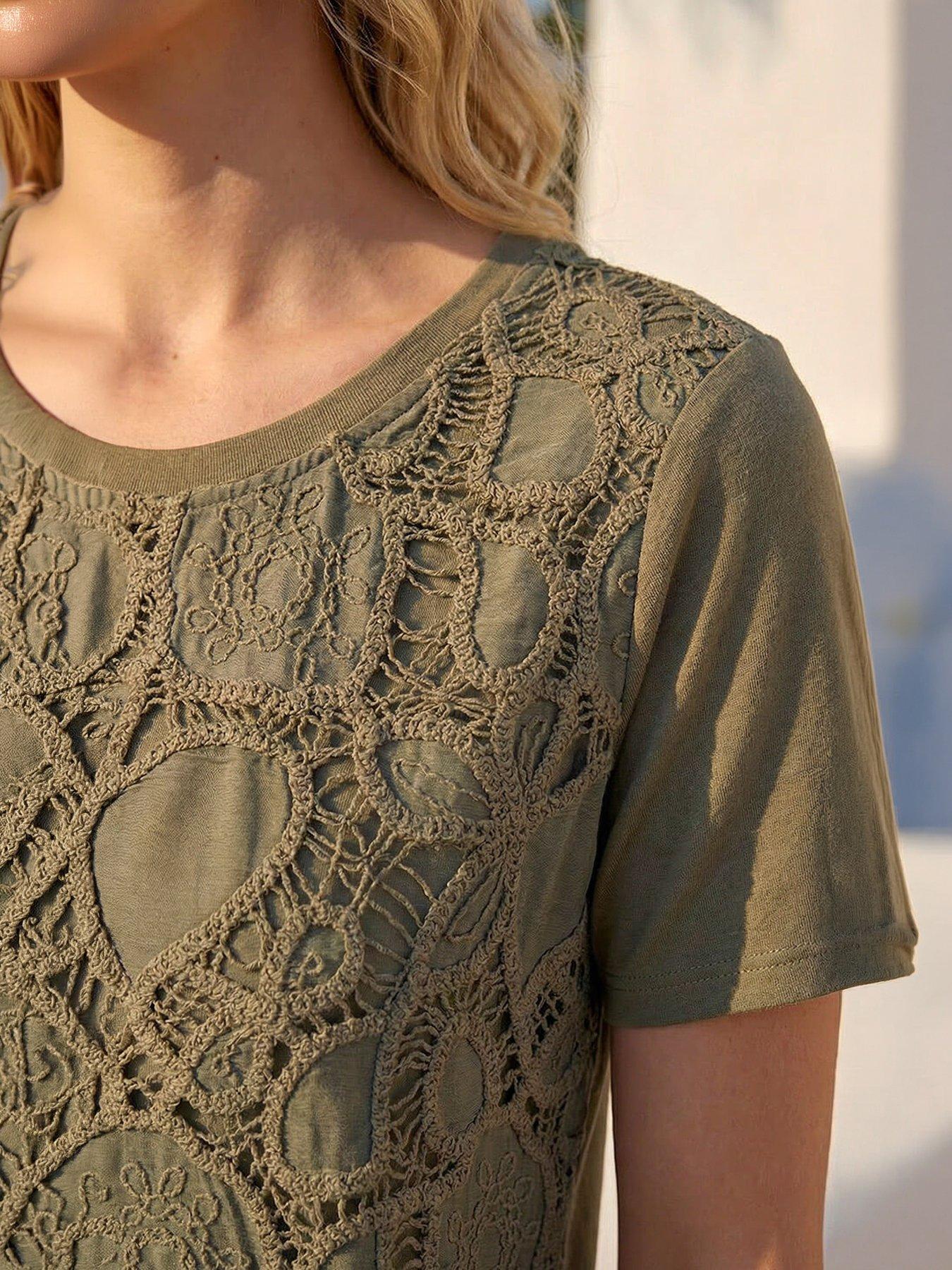 Image 2 of 4 of Roman Textured Paisley Top