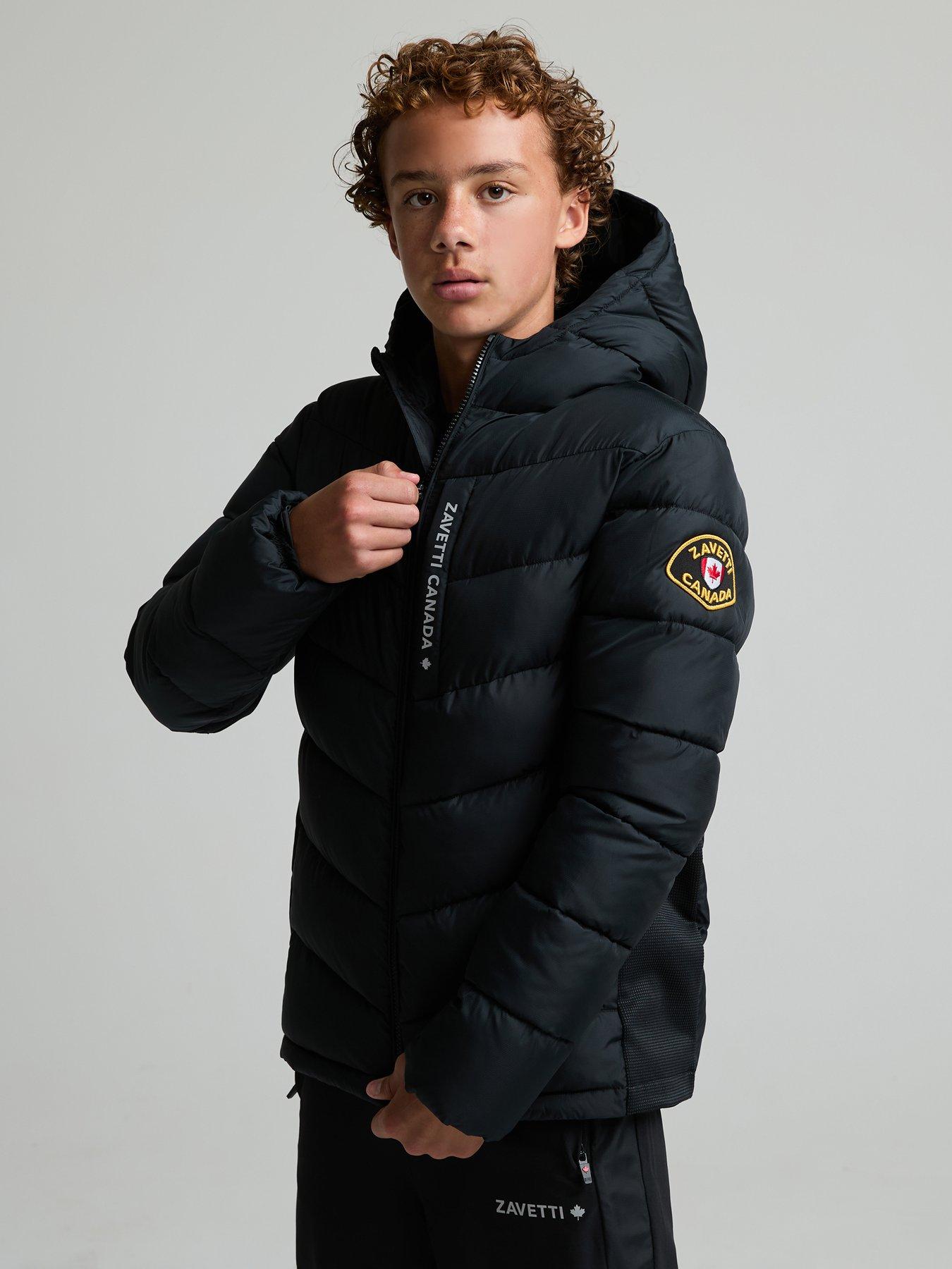 Image 1 of 7 of Zavetti Canada Junior Fallonino Puffer Hybrid Jacket - Black