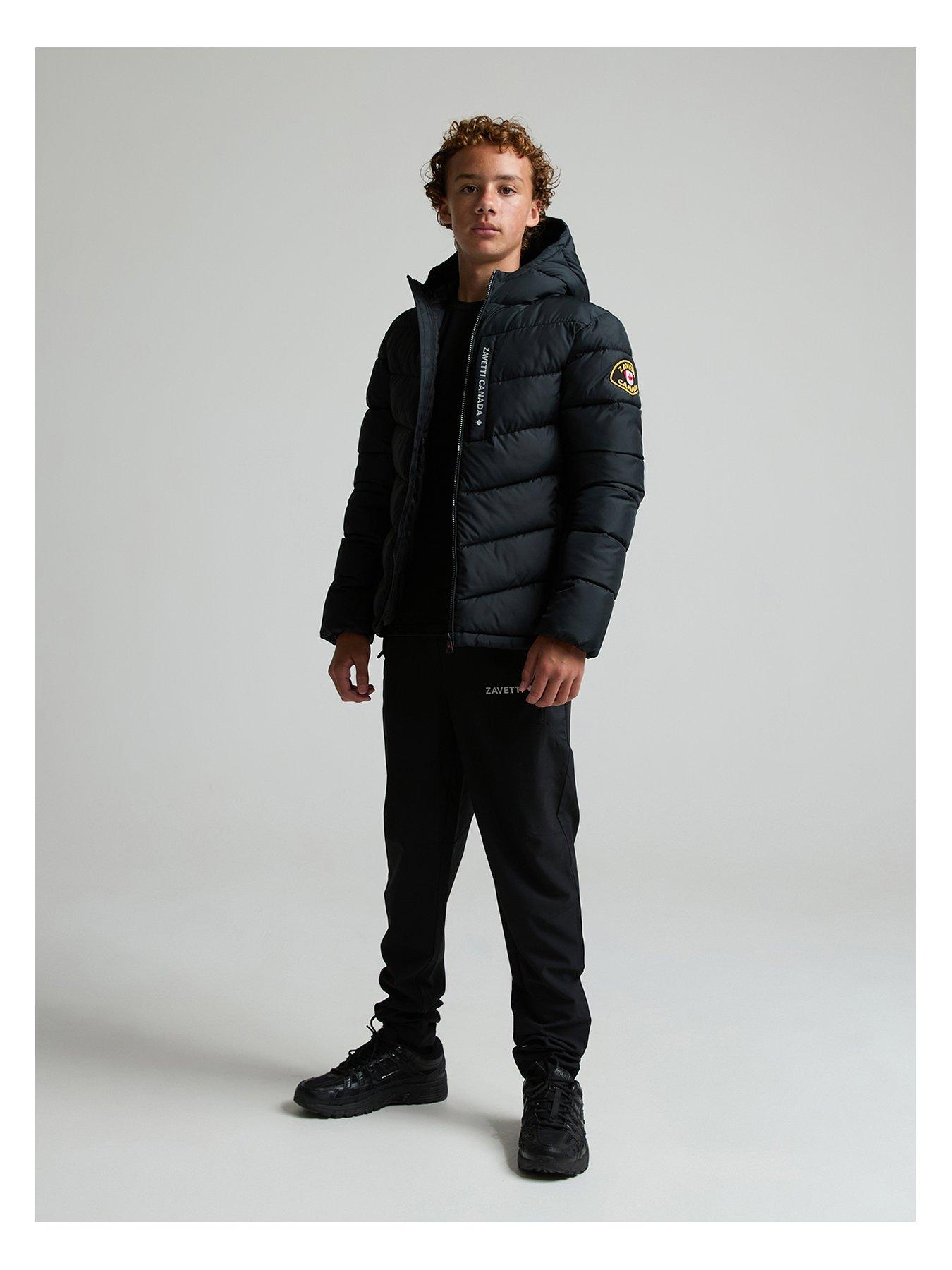 Image 2 of 7 of Zavetti Canada Junior Fallonino Puffer Hybrid Jacket - Black