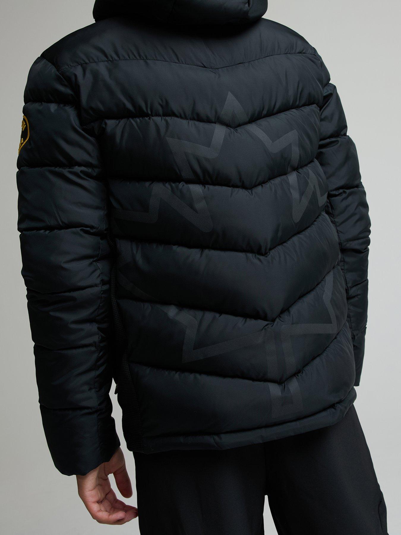 Image 7 of 7 of Zavetti Canada Junior Fallonino Puffer Hybrid Jacket - Black