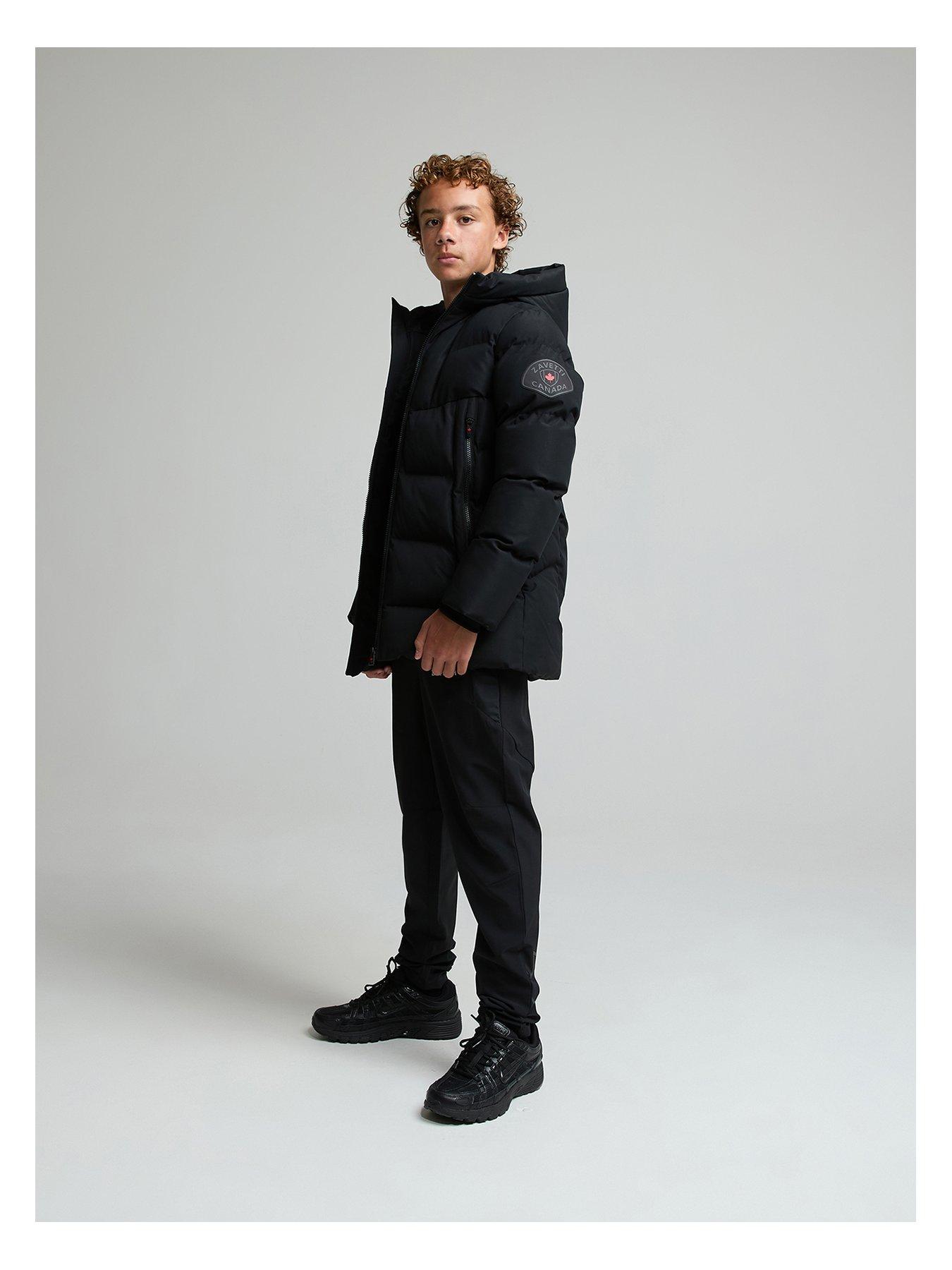 Image 2 of 7 of Zavetti Canada Jn Saletini Puffer Parka Jacket - Black