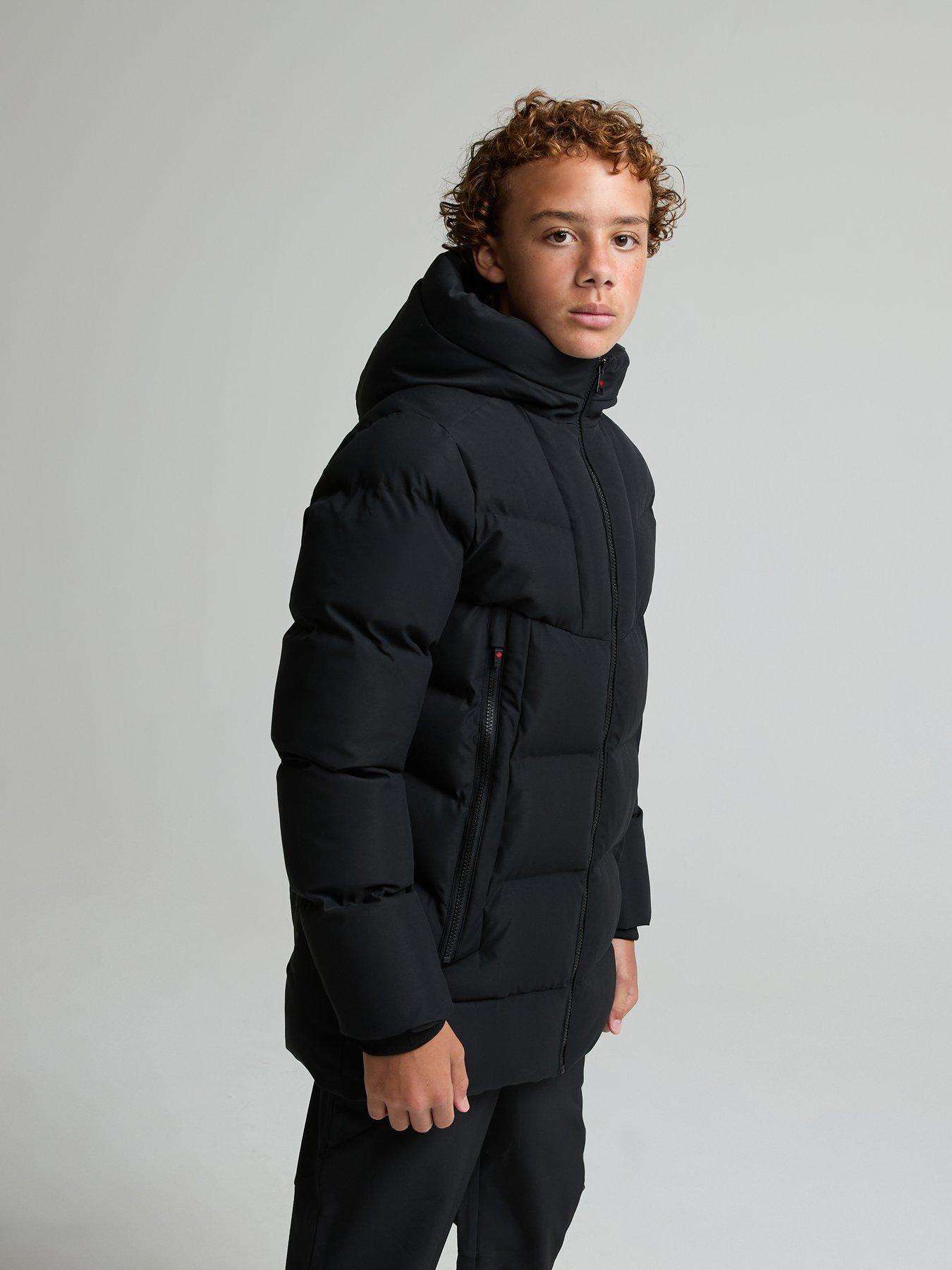 Image 5 of 7 of Zavetti Canada Jn Saletini Puffer Parka Jacket - Black