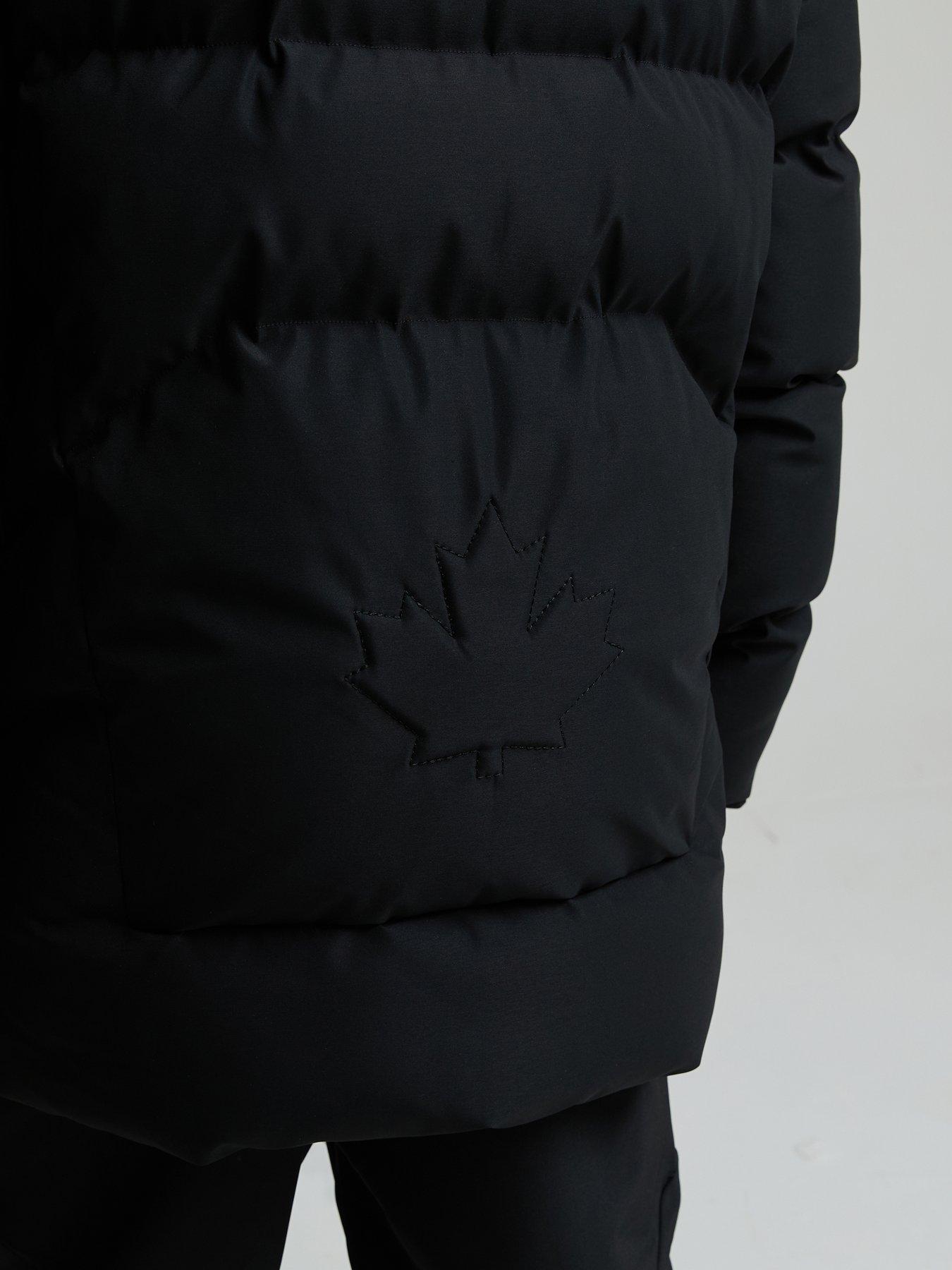 Image 7 of 7 of Zavetti Canada Jn Saletini Puffer Parka Jacket - Black