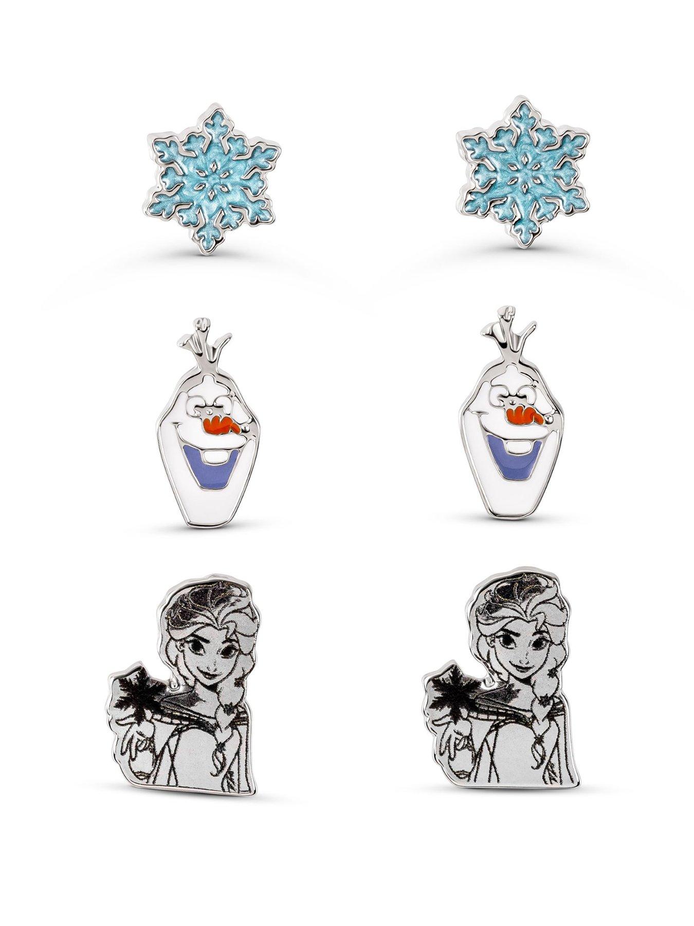Disney Kids 3 Piece Earrings Set Frozen
