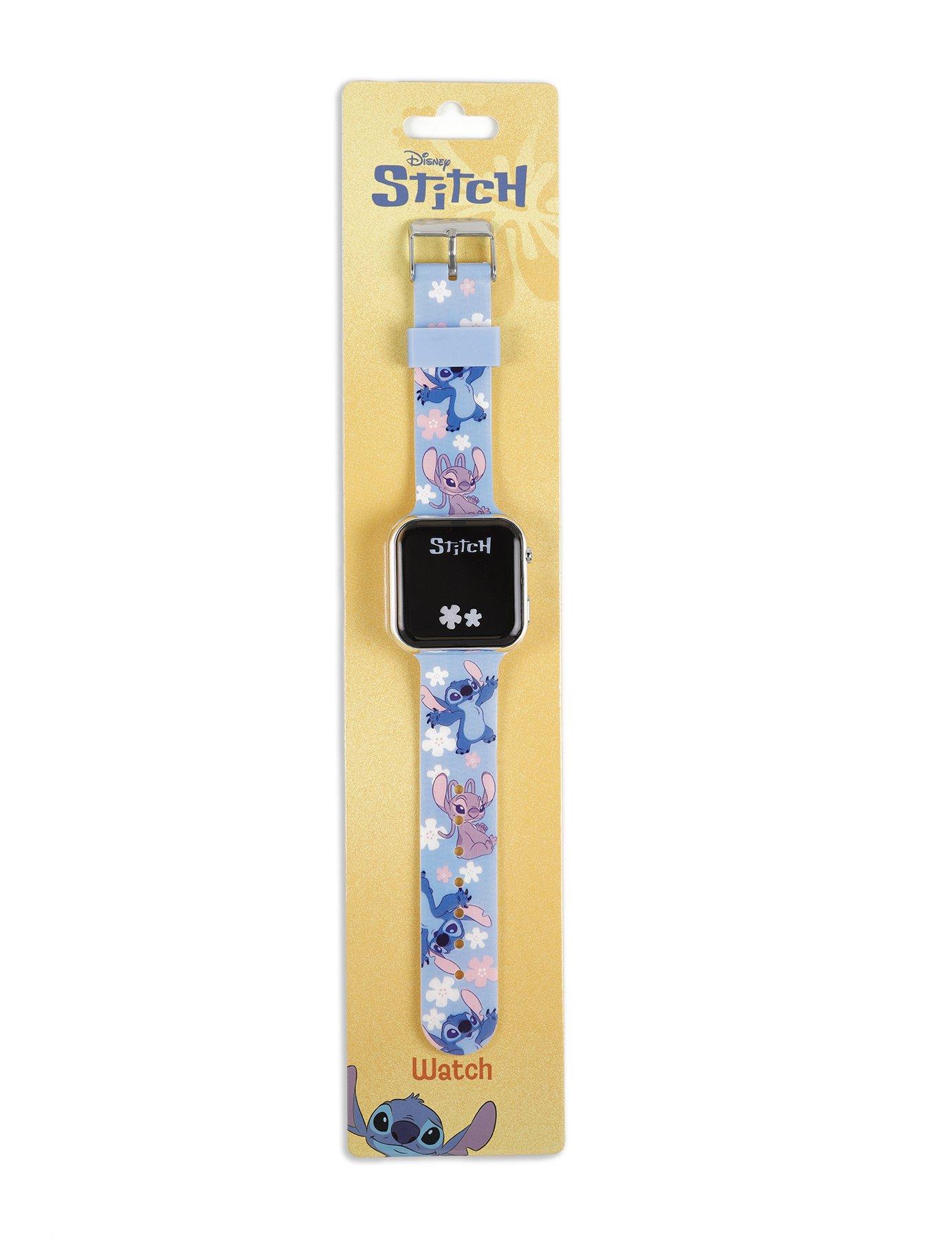 Image 4 of 4 of Disney Stitch &amp; Angel Printed Led Watch