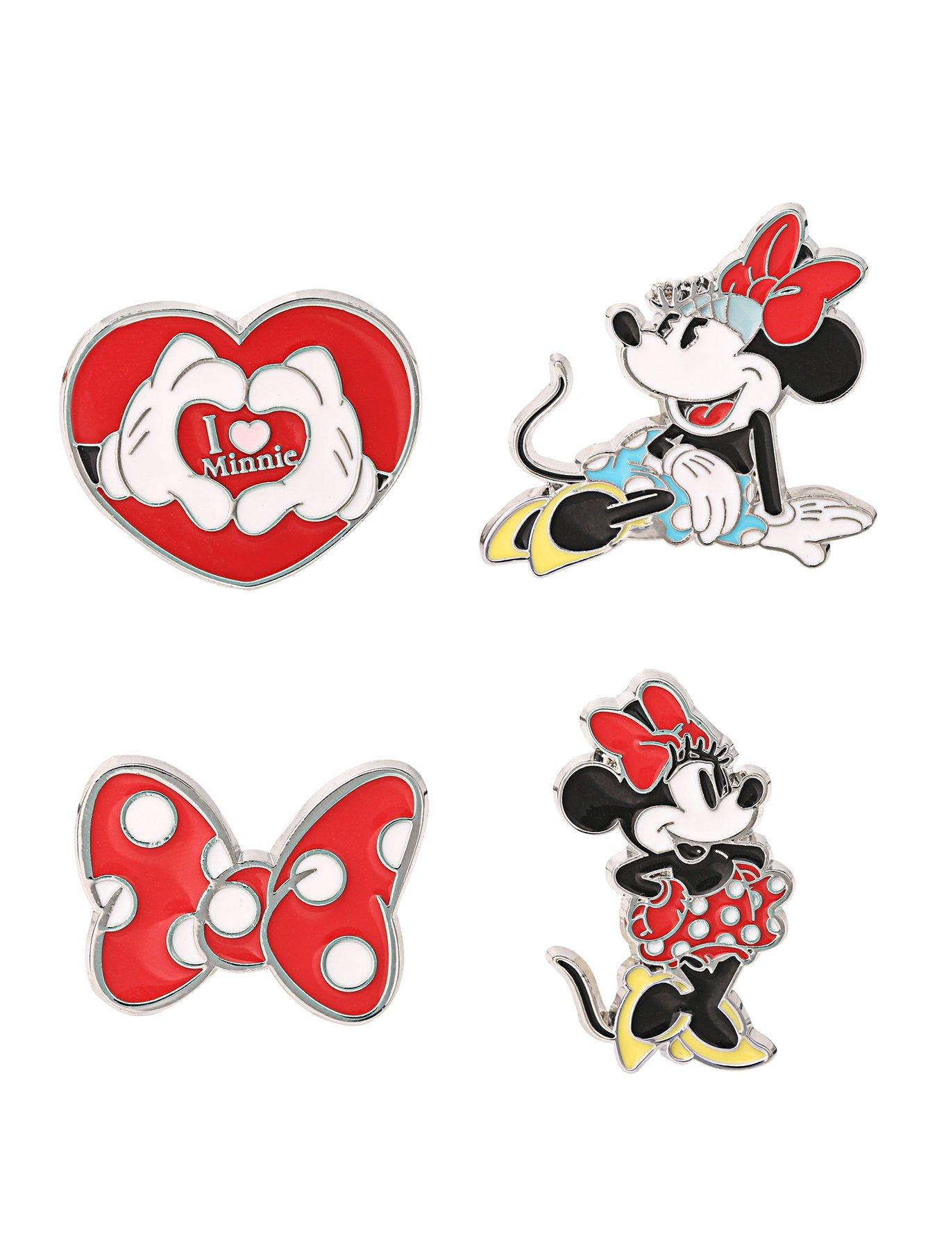 Disney 4 Pcs Minnie Mouse Pin Set