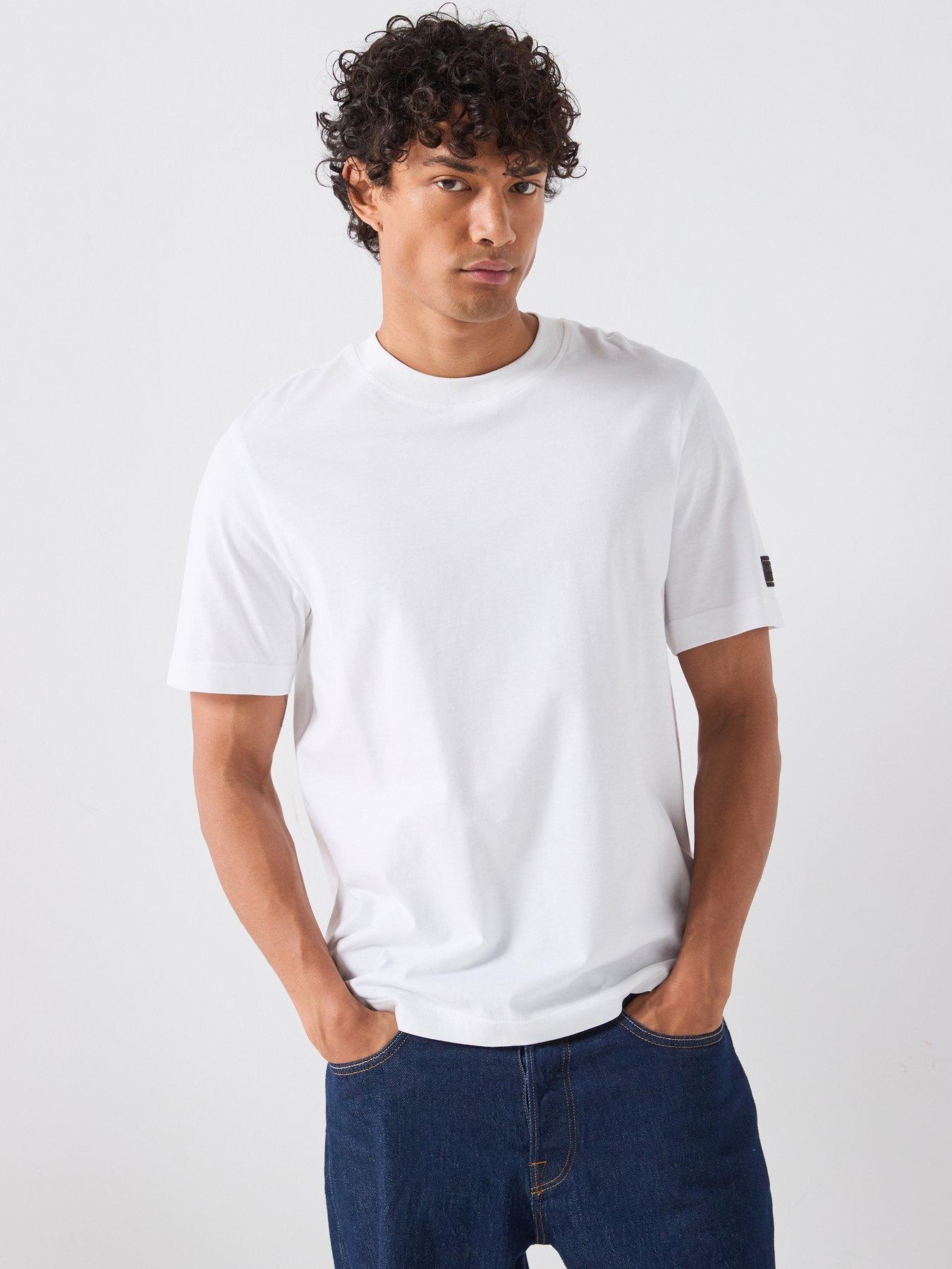 Barbour International International Outline Badge Relaxed T-Shirt - White