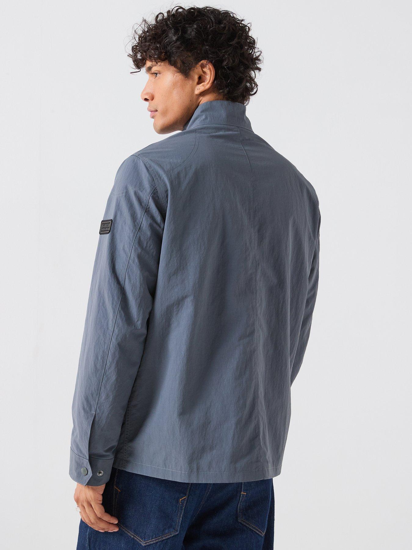 Image 2 of 6 of Barbour International Mens Course Showerproof Utility Pocket Jacket - Grey
