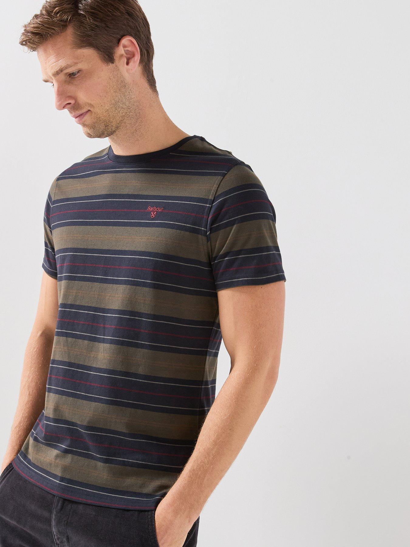 Barbour Tartham Tailored Stripe T-Shirt - Navy