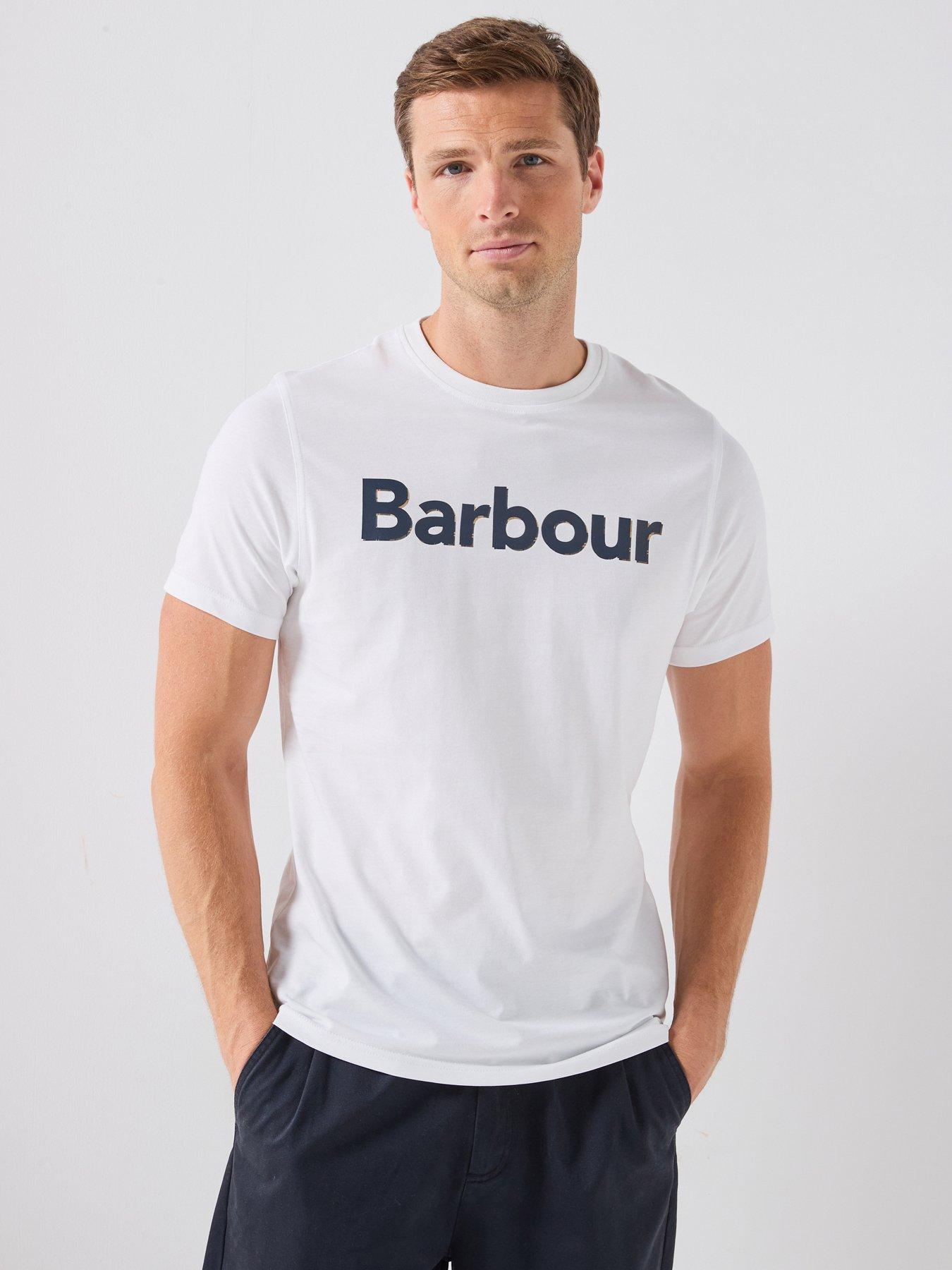 Barbour Halstow Logo Tailored T-Shirt - White