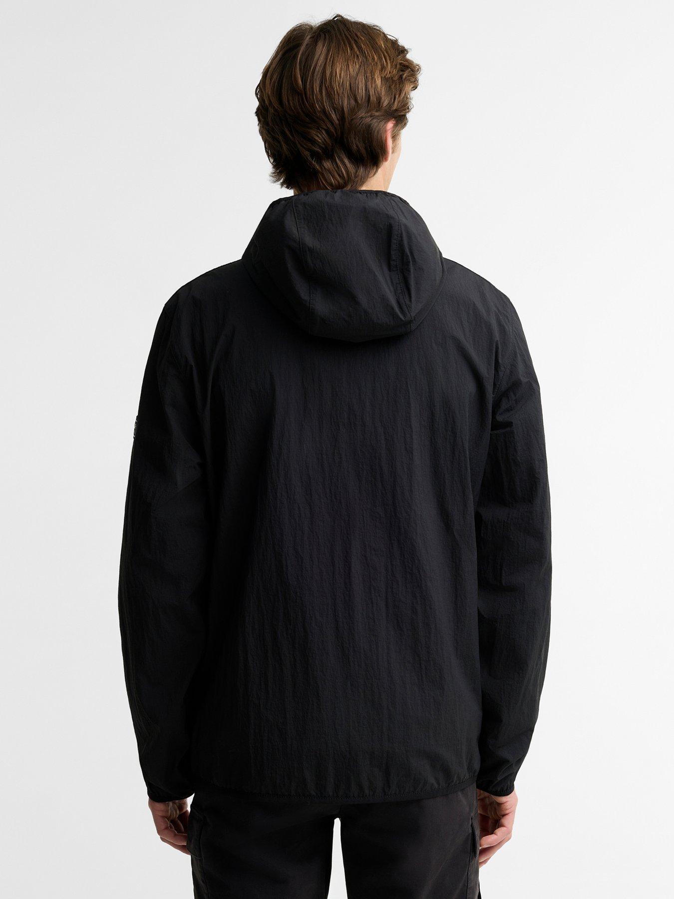 Image 2 of 5 of Barbour International Mens Dalliston Showerproof Hooded Casual Jacket - Black