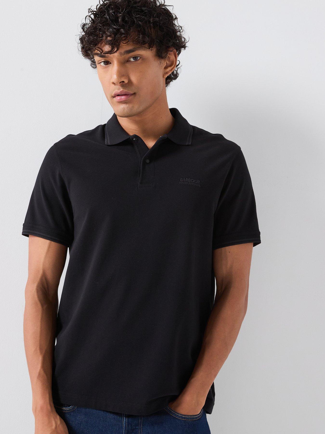 Barbour International International 90Th Anniversary Heavy Weight Polo Shirt - Black