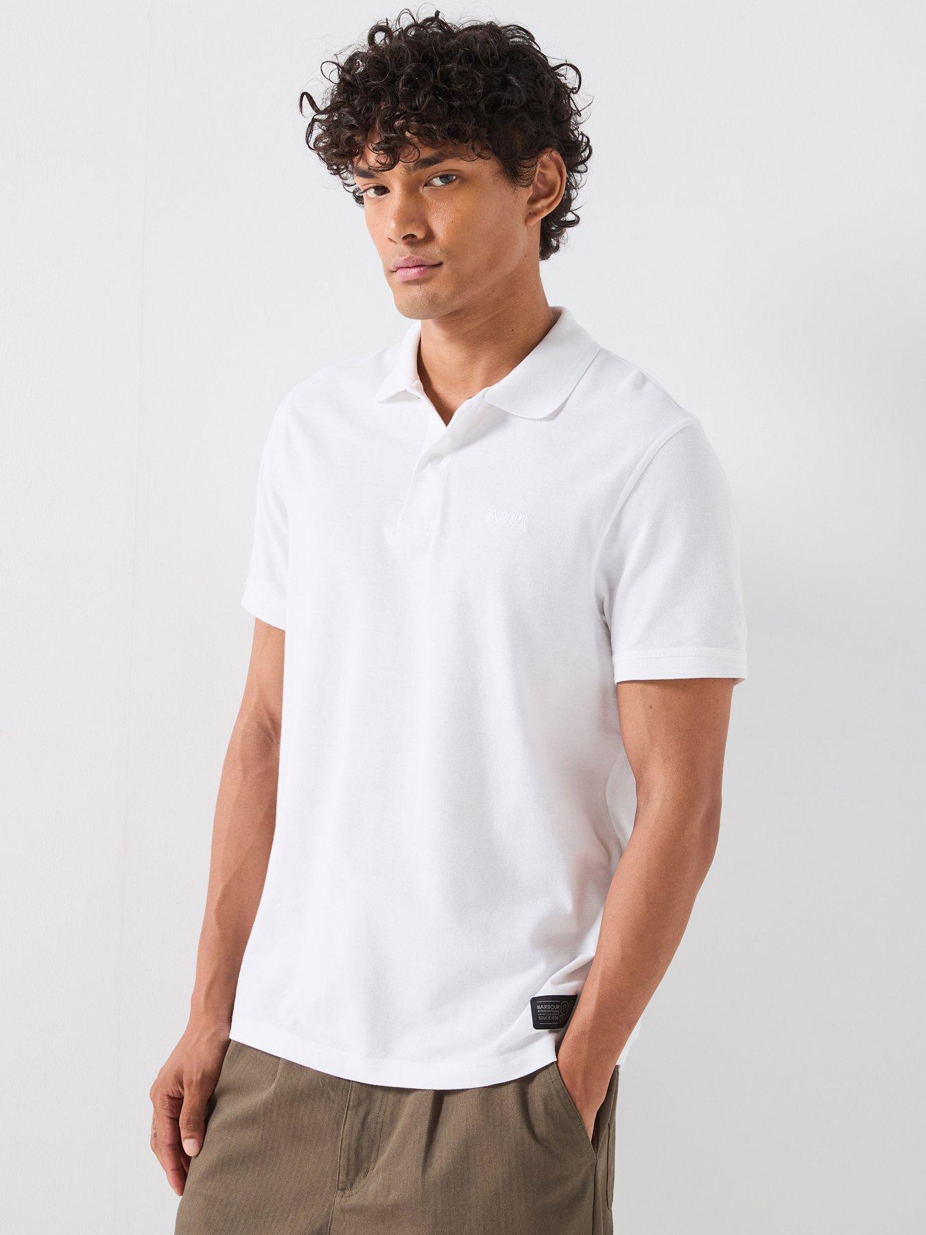 Barbour International International 90Th Anniversary Heavy Weight Polo Shirt - White