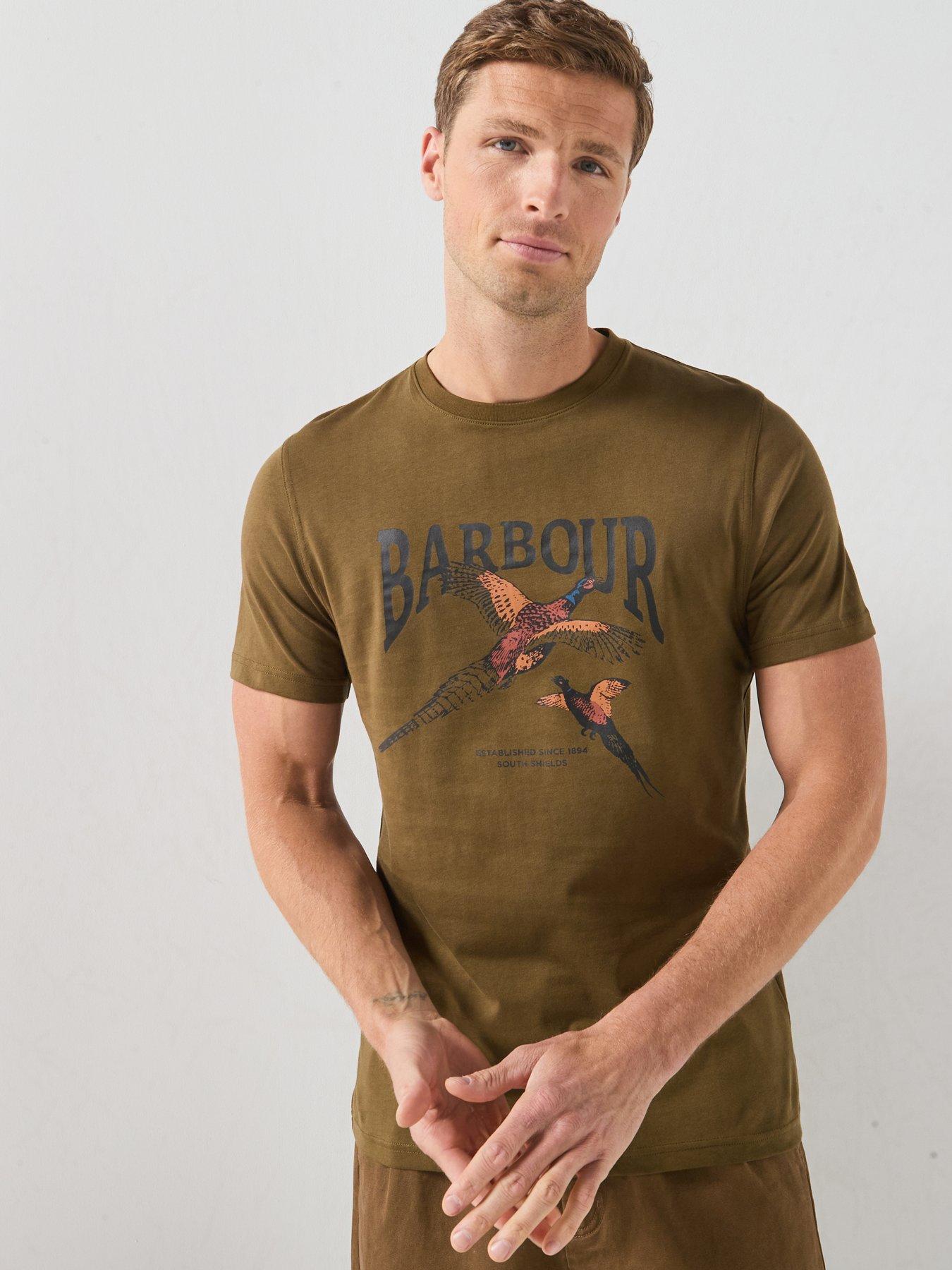 Barbour Pheasant Graphic Tailored T-Shirt - Green