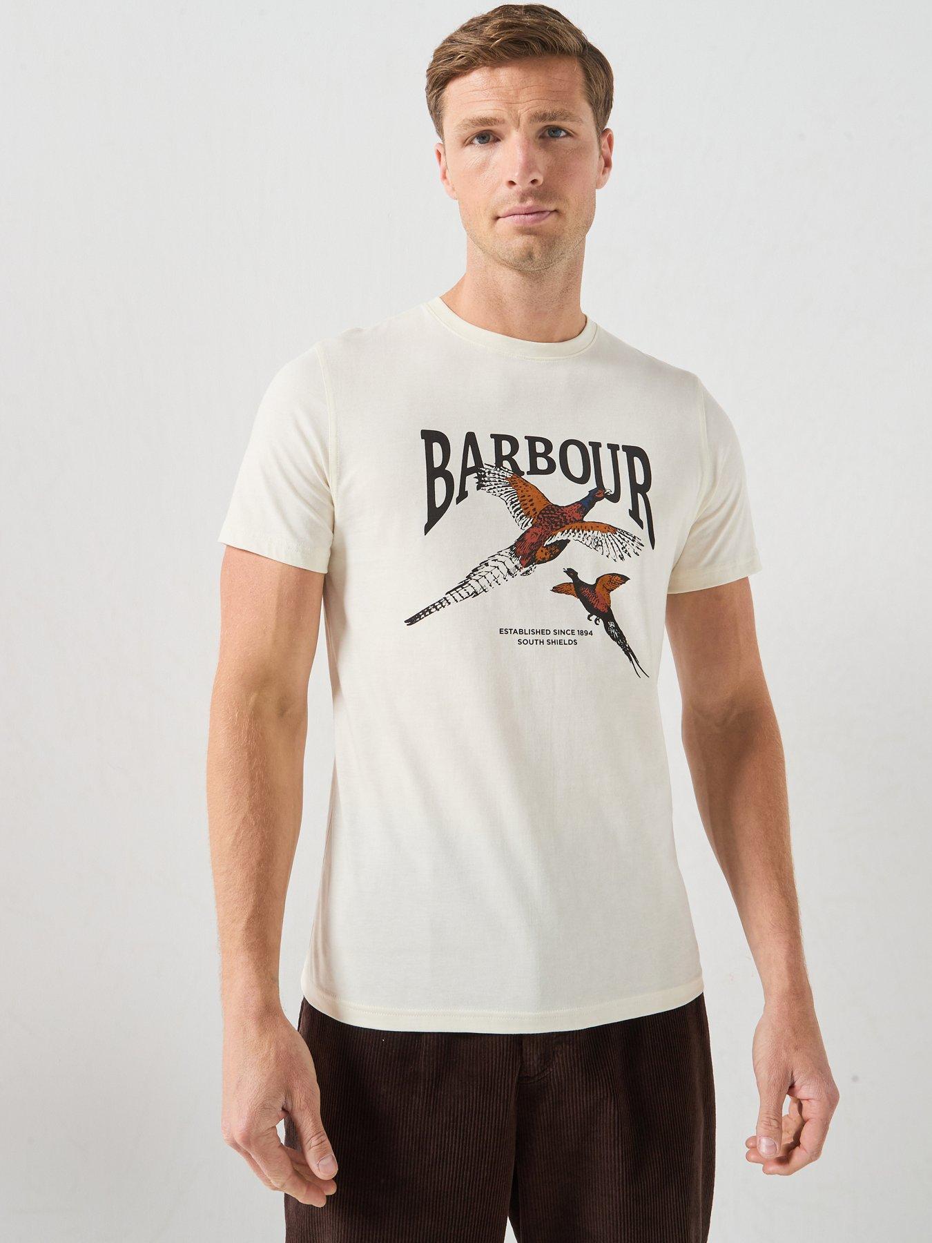 Barbour Pheasant Graphic Tailored T-Shirt - White