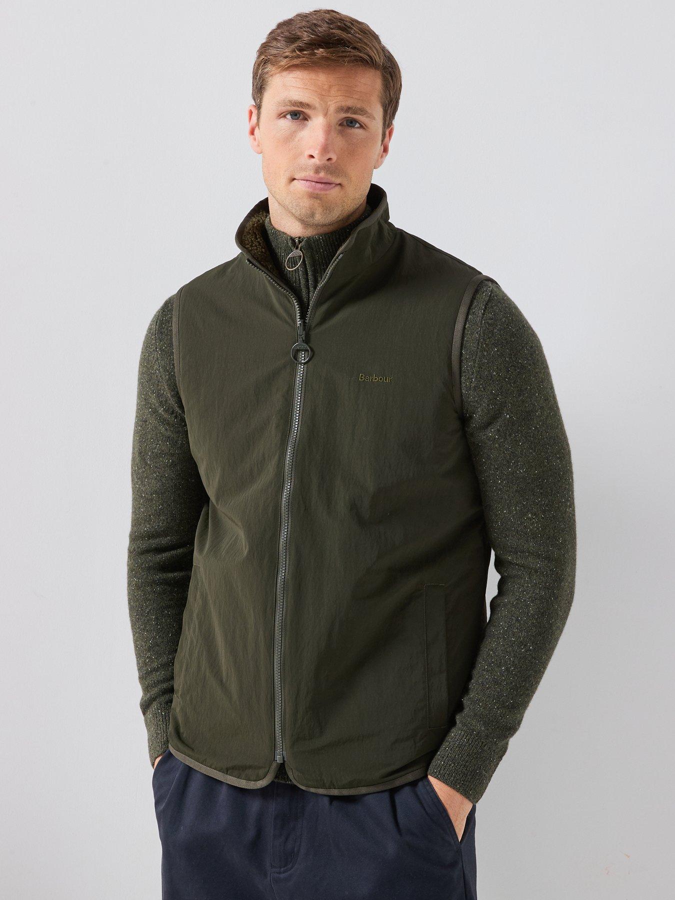 Barbour Reversible Fleece Jacket - Dark Green