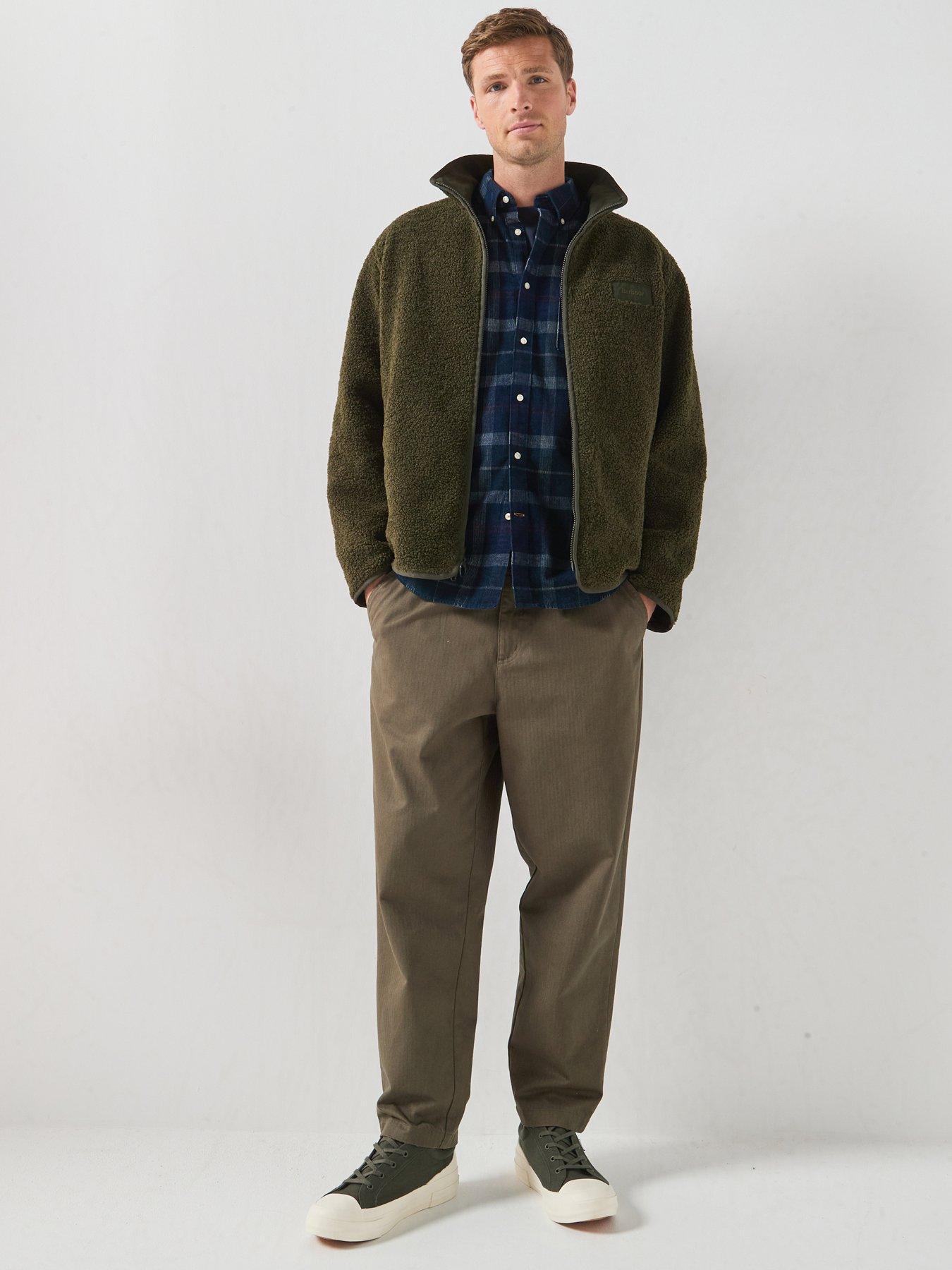 Image 3 of 6 of Barbour Reversible Fleece Gilet - Dark Green