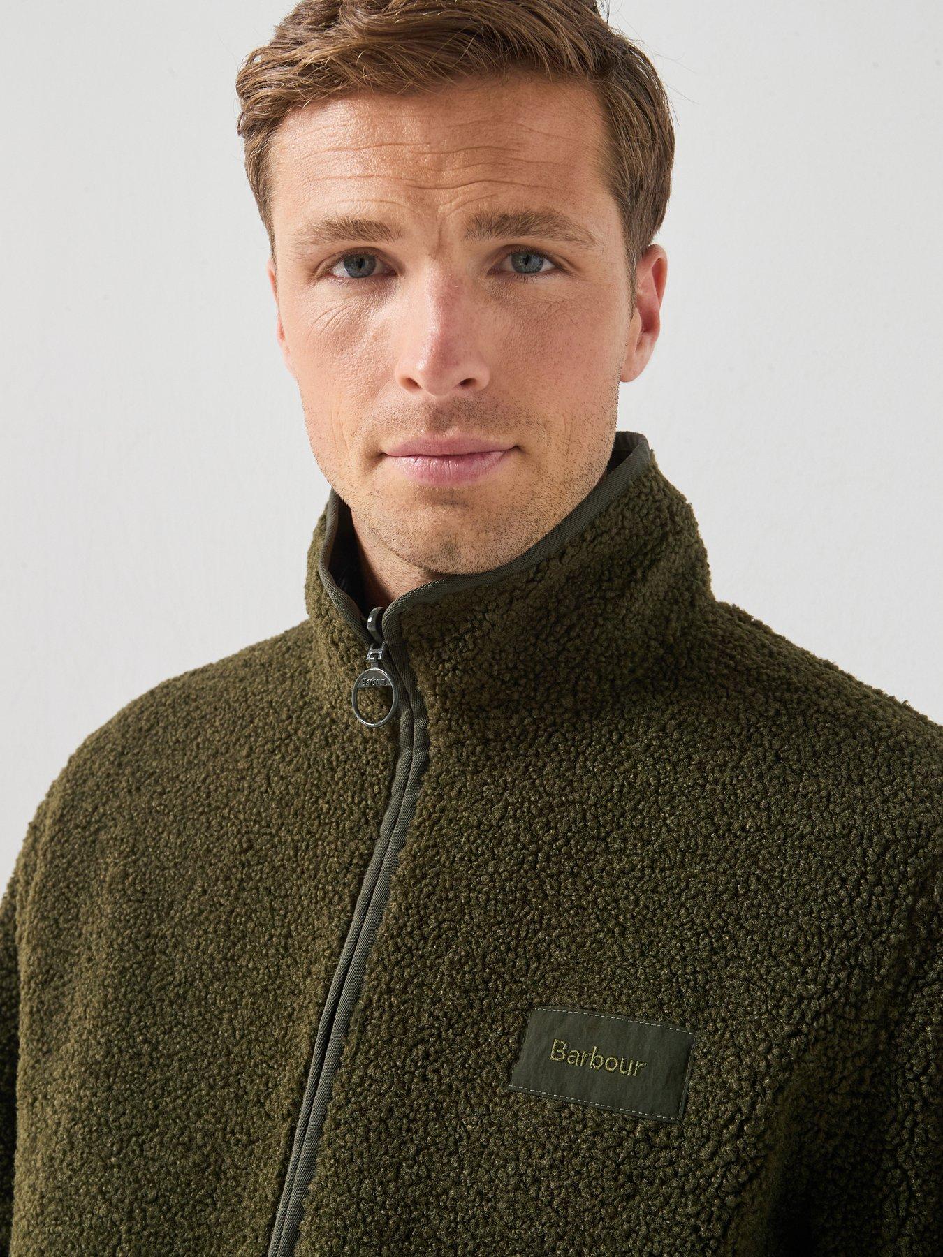Image 4 of 6 of Barbour Reversible Fleece Gilet - Dark Green