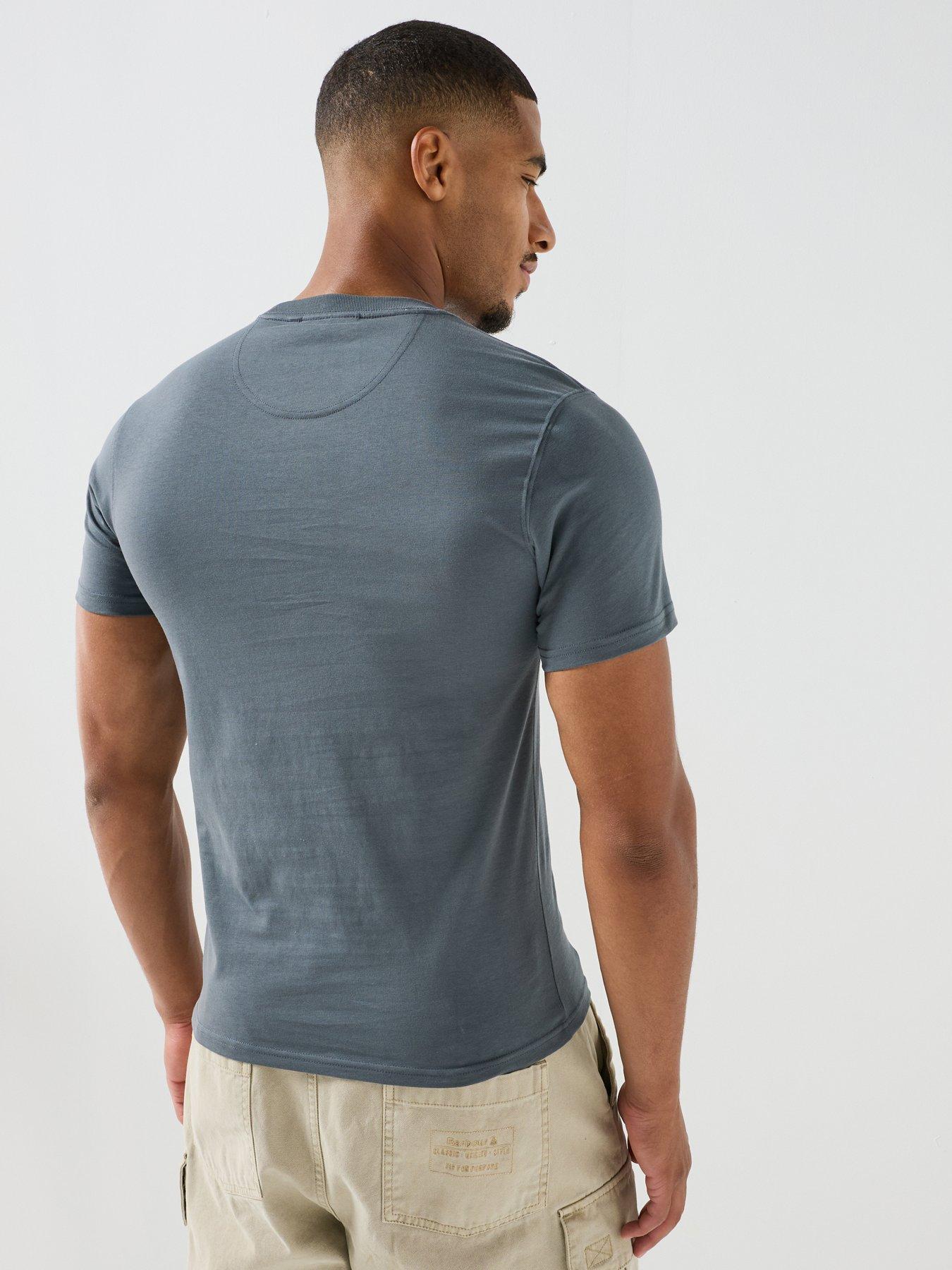 Image 2 of 4 of Barbour International Small Logo T-Shirt - Grey