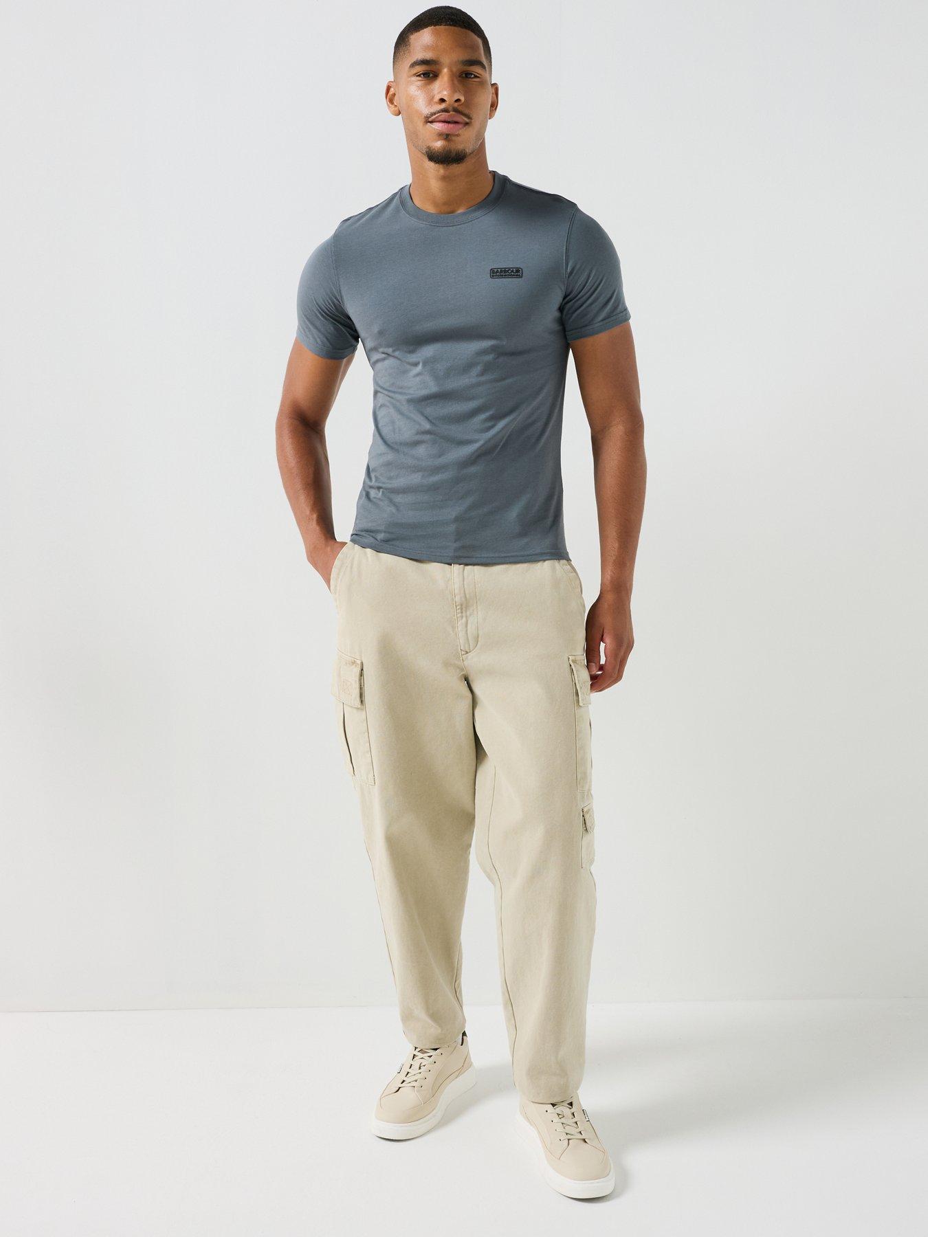 Image 3 of 4 of Barbour International Small Logo T-Shirt - Grey