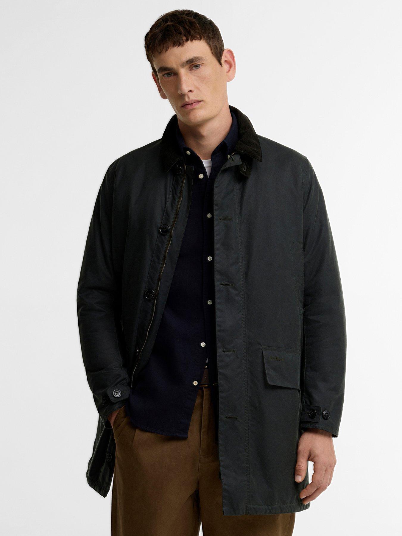 Barbour Wax Mac - Dark Green
