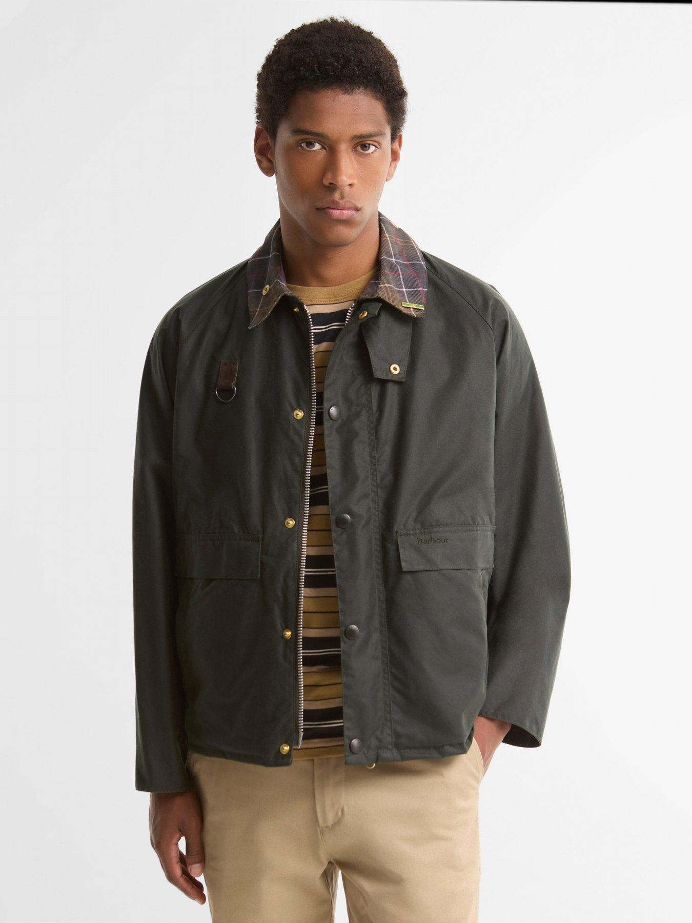Barbour Icons Spey Wax Jacket - Dark Green