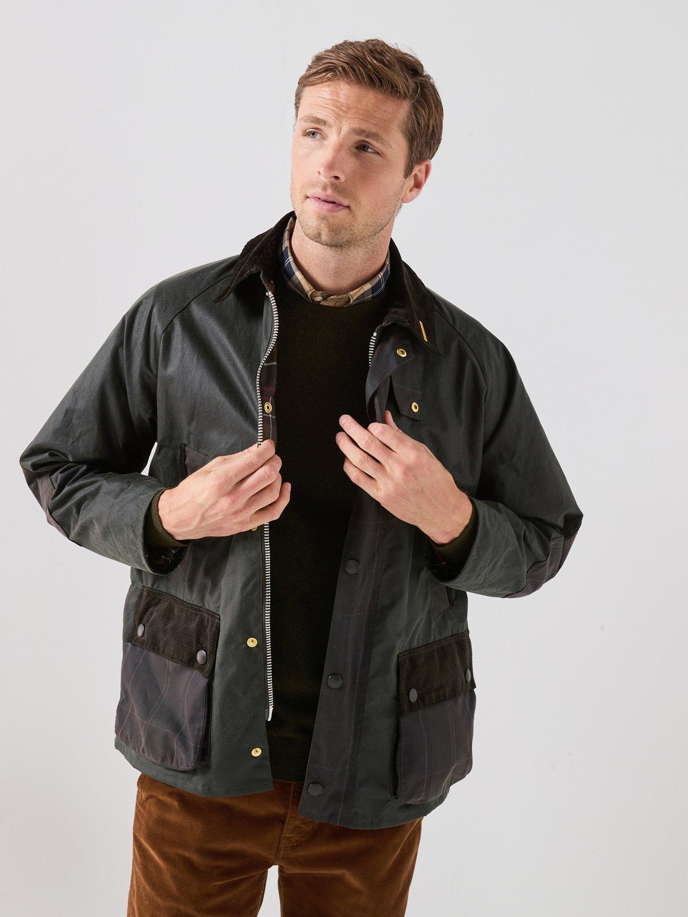 Barbour Barbour Icons Patch Bedale Wax Jacket - Dark Green