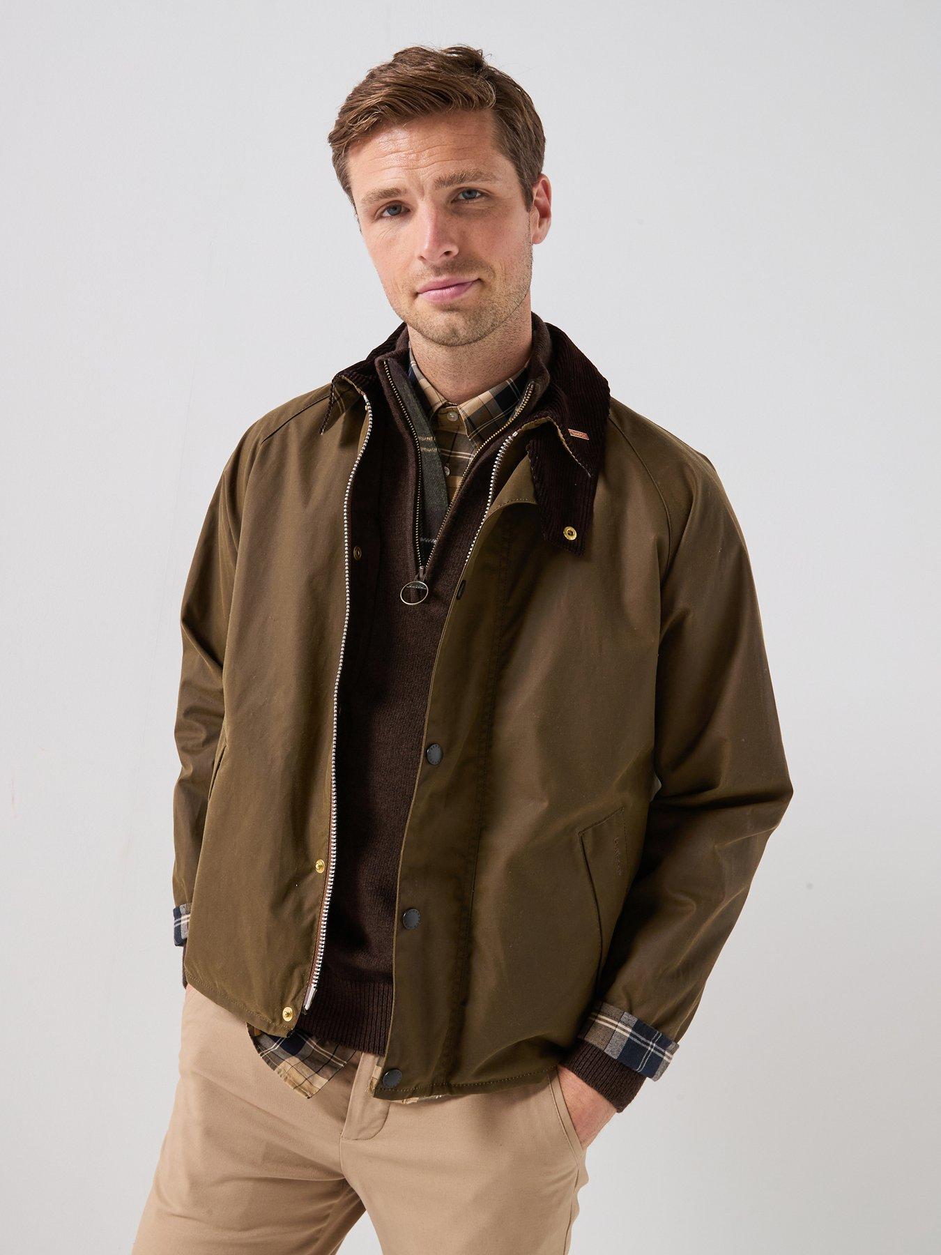 Image 1 of 6 of Barbour Icons Transport Wax Jacket - Brown