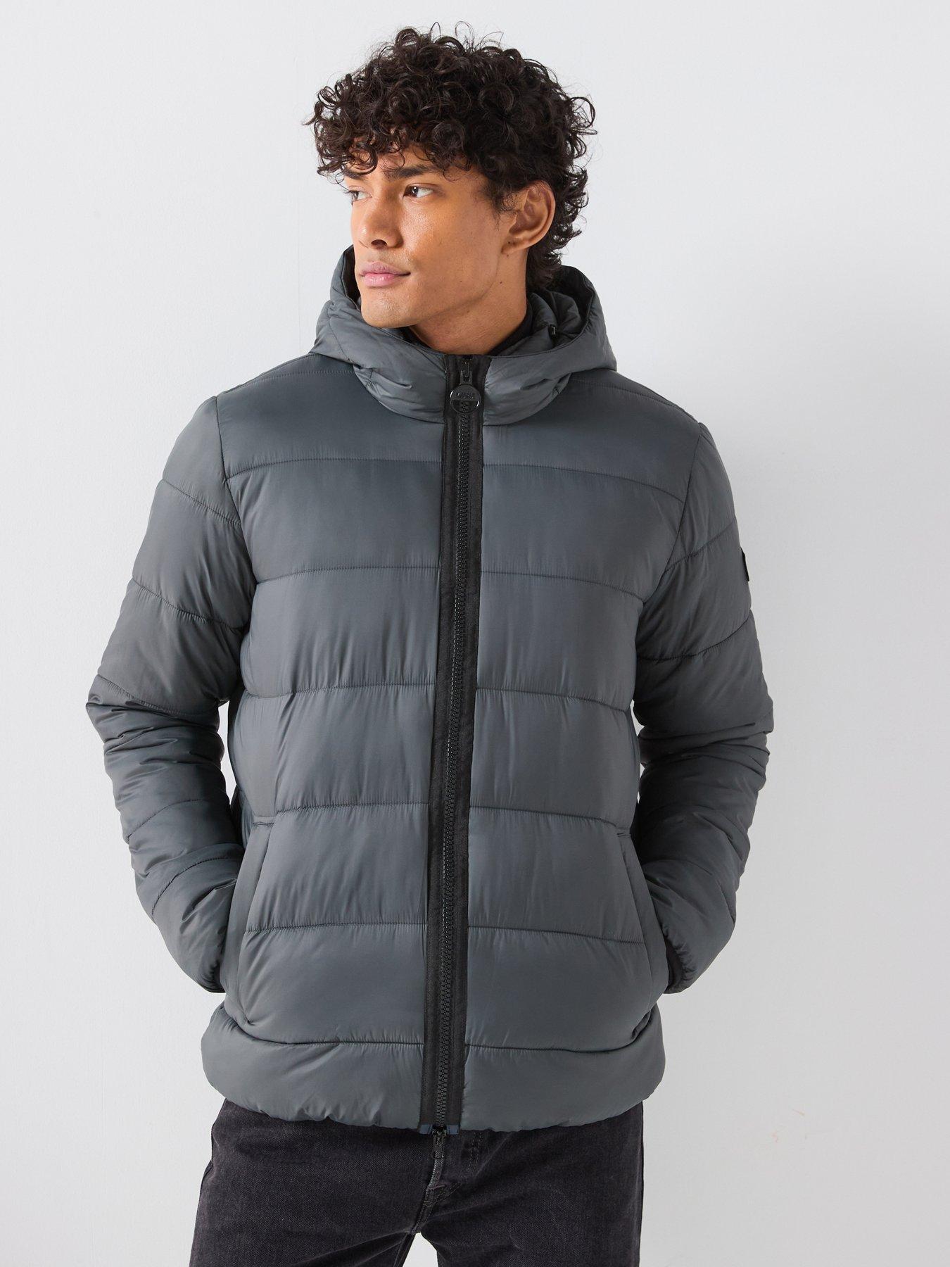 Barbour International International Bobber Hooded Padded Jacket - Grey