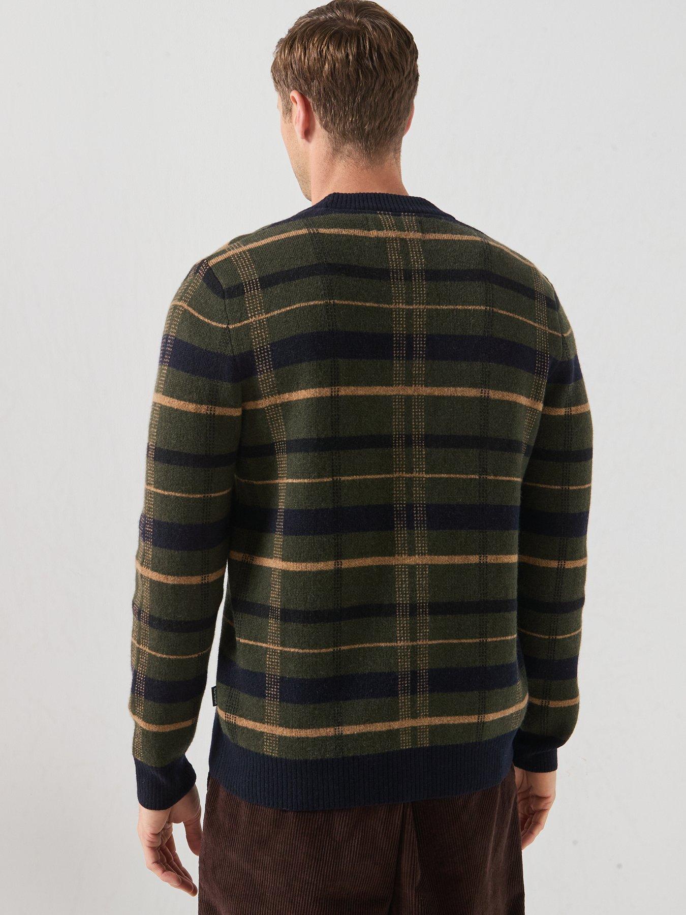 Image 2 of 6 of Barbour Men's Kane Knitted Cardigan - Navy