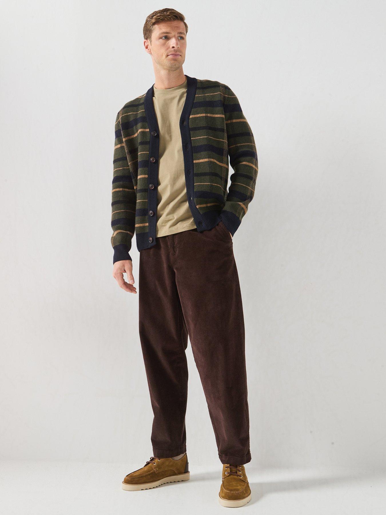 Image 3 of 6 of Barbour Men's Kane Knitted Cardigan - Navy