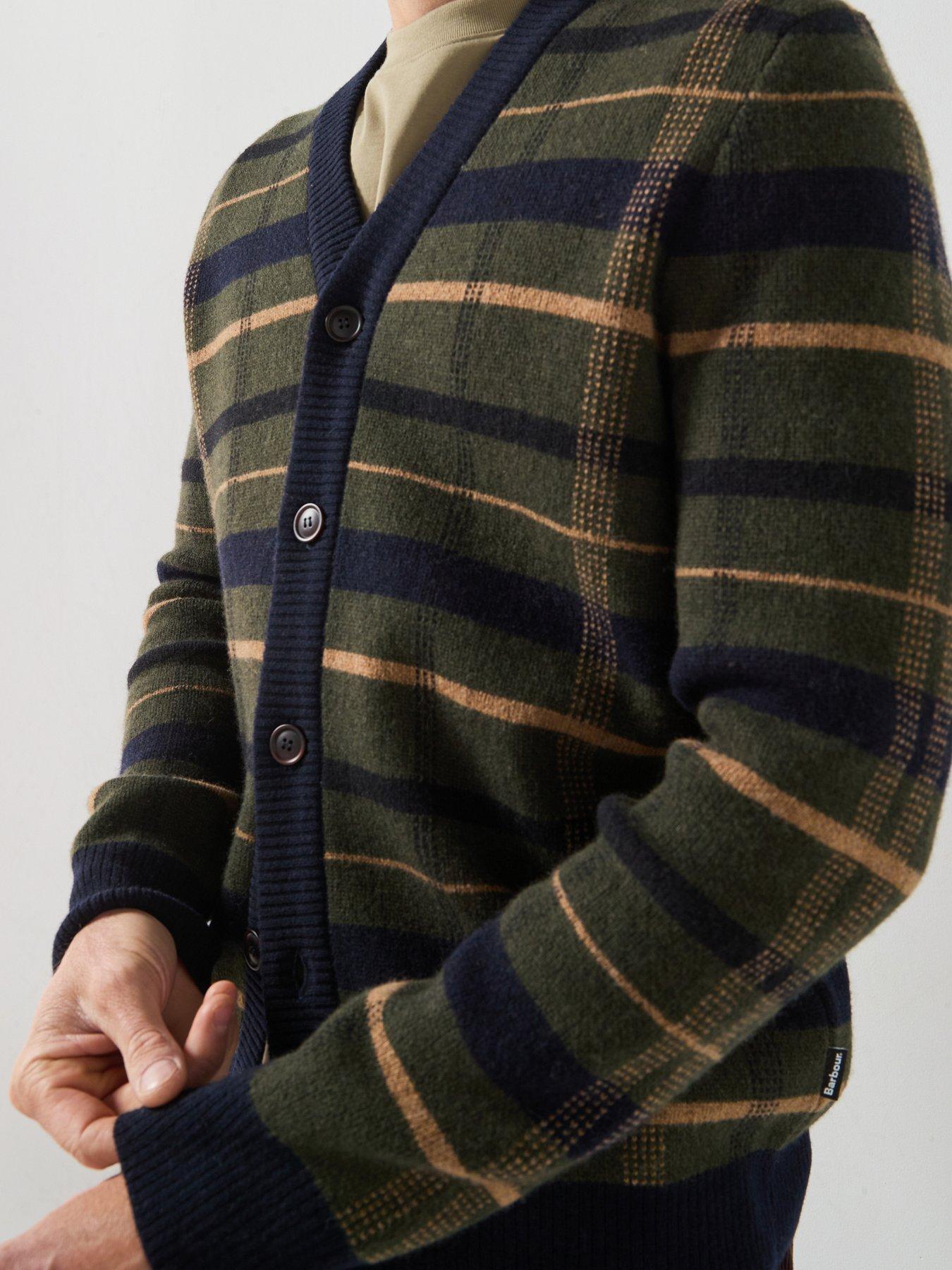 Image 5 of 6 of Barbour Men's Kane Knitted Cardigan - Navy