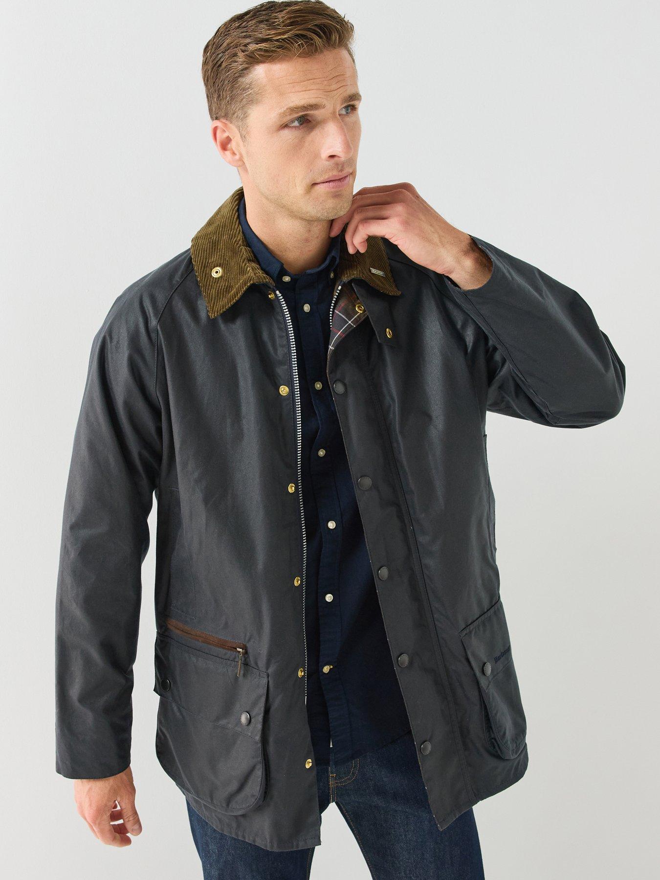 Image 1 of 6 of Barbour Mens Icons Beaufort Wax Jacket - Navy