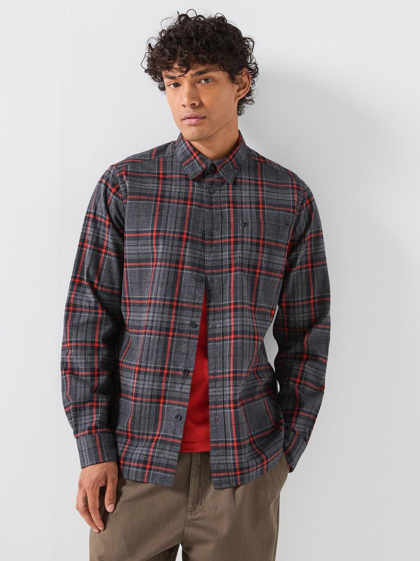 Barbour International Boothe Checked Shirt - Black