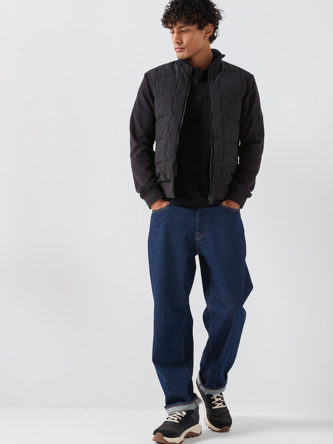 Image 3 of 6 of Barbour International Burnhope Quilted Sweat - Black