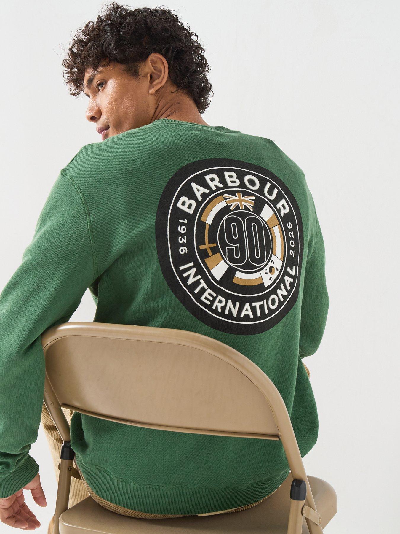 Barbour International International 90Th Anniversary Back Graphic Sweatshirt - Green